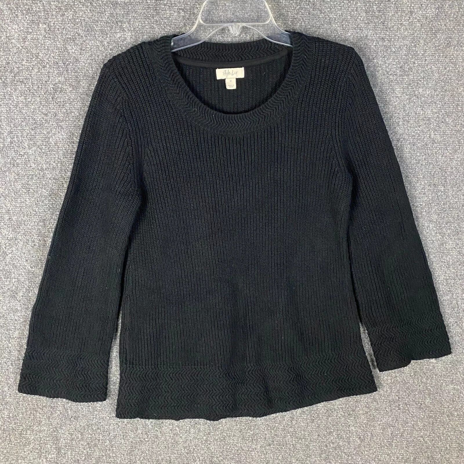 Style & Co Style & Co Sweater Women's Pullover Knit Cotton Blend M Size M / US 6-8 / IT 42-44 - 1 Thumbnail