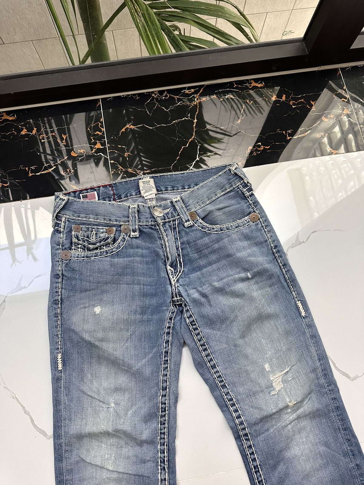 True Religion × Vintage TRUE RELIGION VINTAGE RETRO JAPAN JEANS Size US 31 - 9 Thumbnail
