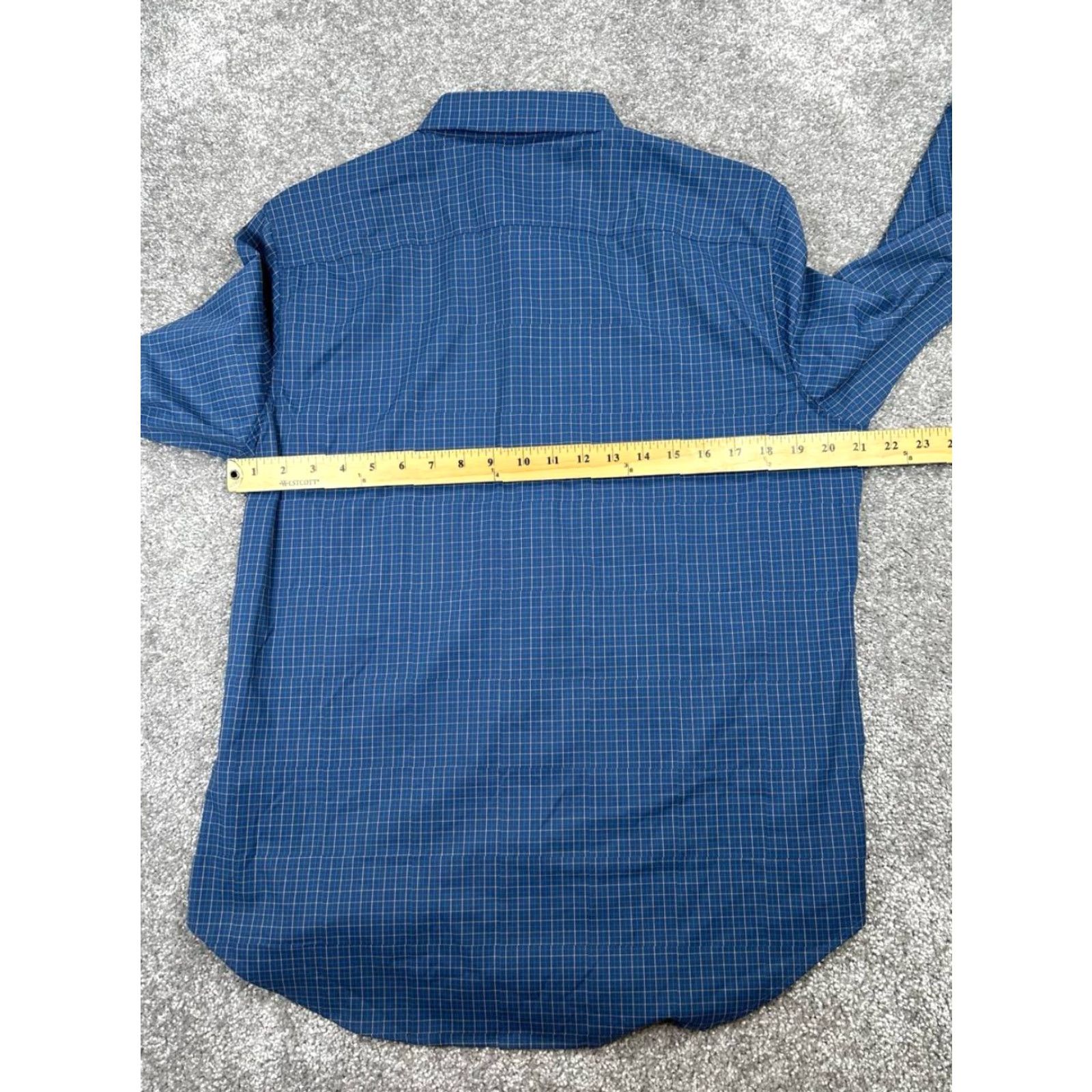 Bonobos Bonobos Shirt Bonobos Mens Large Blue Yellow Button Up Plaid Collared Cotton Woven Casual Slim Regular Size US L / EU 52-54 / 3 - 5 Thumbnail