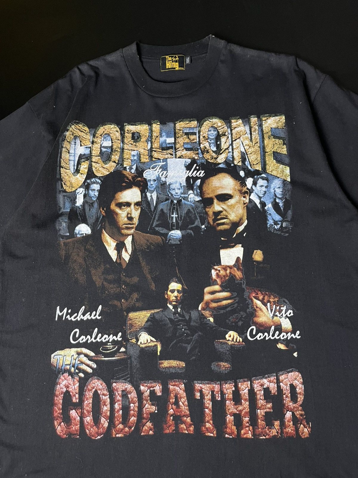 Vintage Vintage GODFATHER movie tees moderen bootleg Size US XXL / EU 58 / 5 - 3 Thumbnail