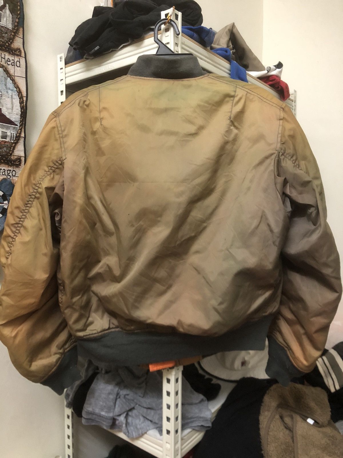 Japanese Brand × Vintage Flying men Bomber jacket MA-1 Size US M / EU 48-50 / 2 - 2 Thumbnail