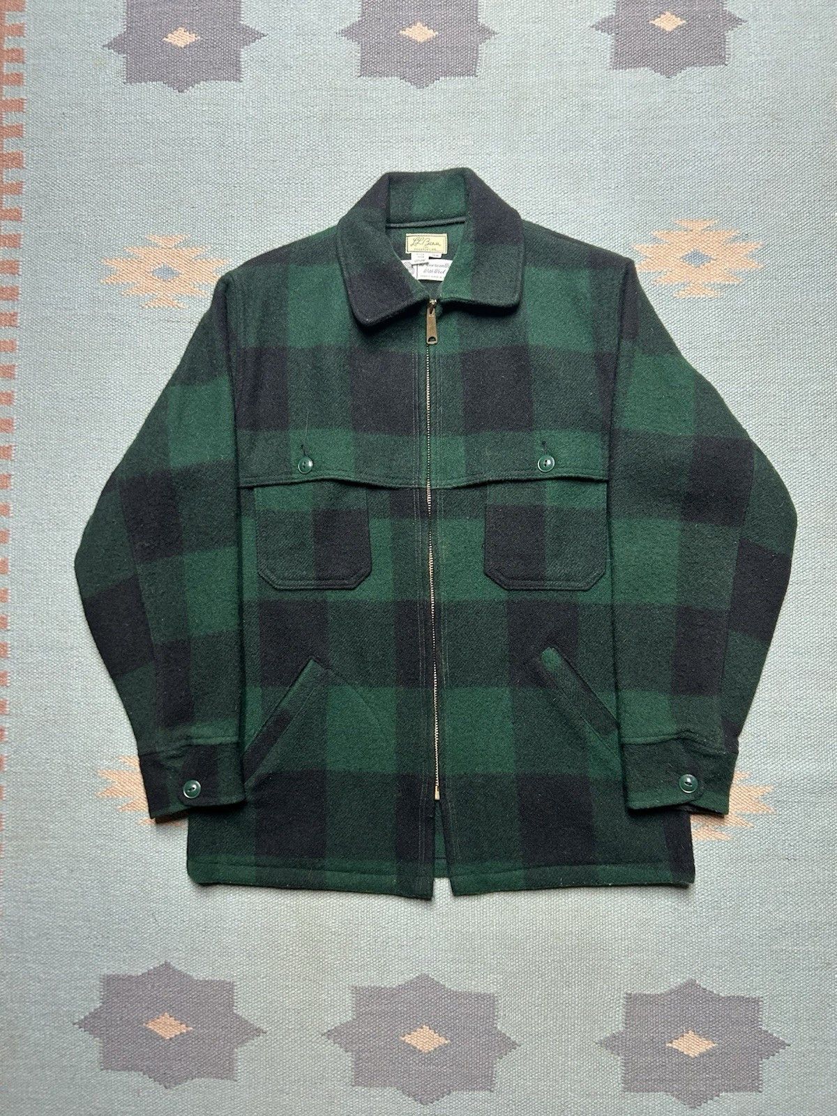 Vintage 1960s LL Bean mackinaw jacket cape cruiser buffalo plaid M Size US M / EU 48-50 / 2 - 1 Thumbnail