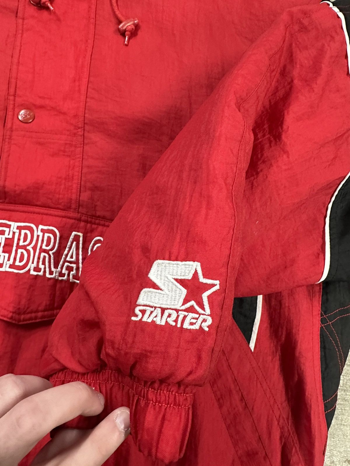 Starter Vintage 90s Starter Nebraska Cornhuskers Puffer Jacket Size US XL / EU 56 / 4 - 8 Thumbnail