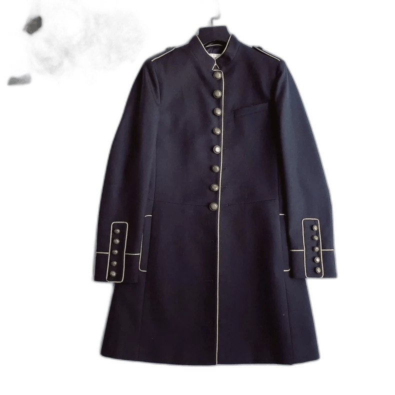 Saint Laurent Paris Saint Laurent Black Court Style Coat Size US M / EU 48-50 / 2 - 1 Thumbnail