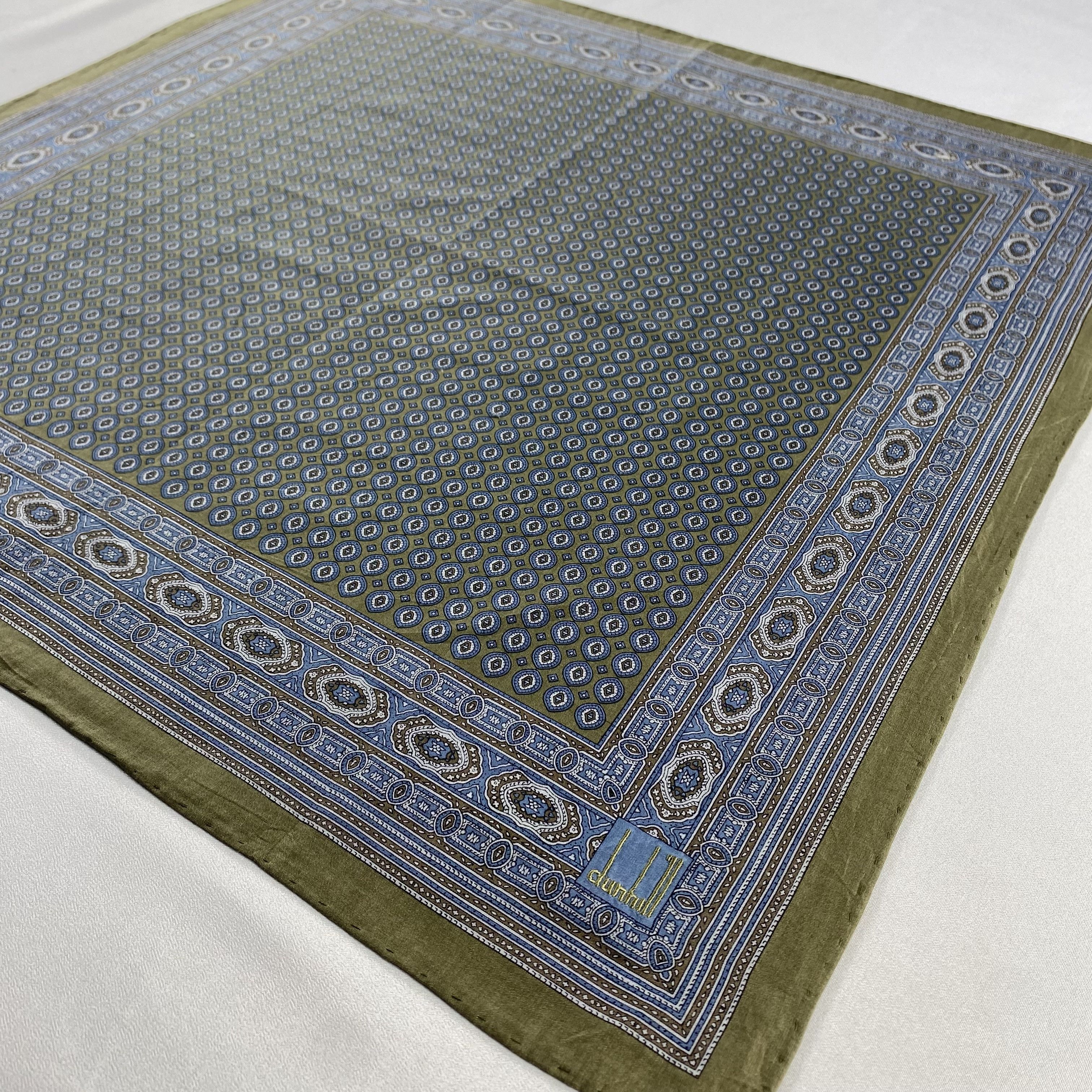 Alfred Dunhill × Vintage Alfred Dunhill Handkerchief / Neckerchief / Bandana-P1467 Size ONE SIZE - 2 Thumbnail