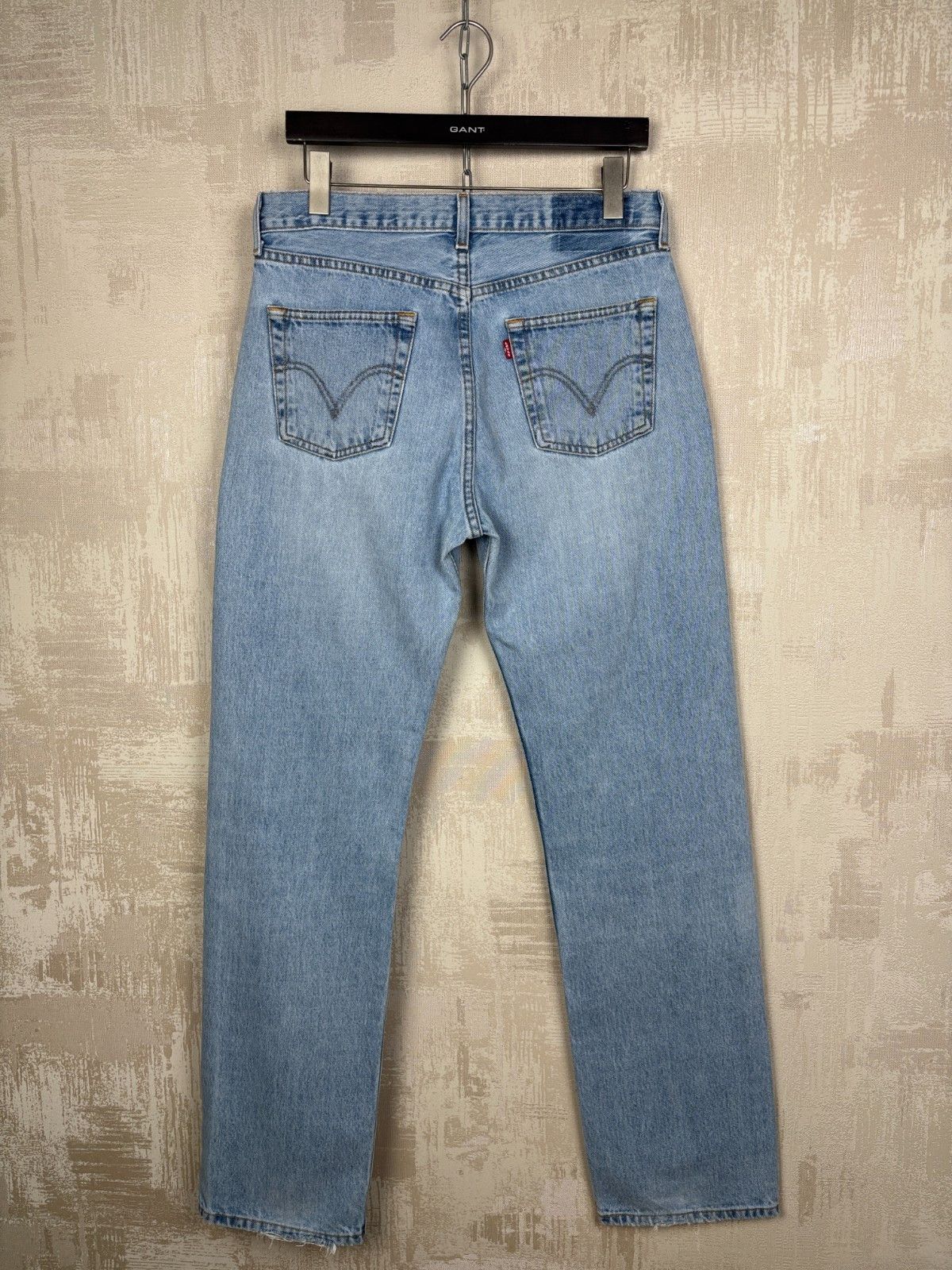 Levi's Vintage Levi's 751 02 Light Blue Stone Wash Denim Jeans Size US 33 - 2 Thumbnail