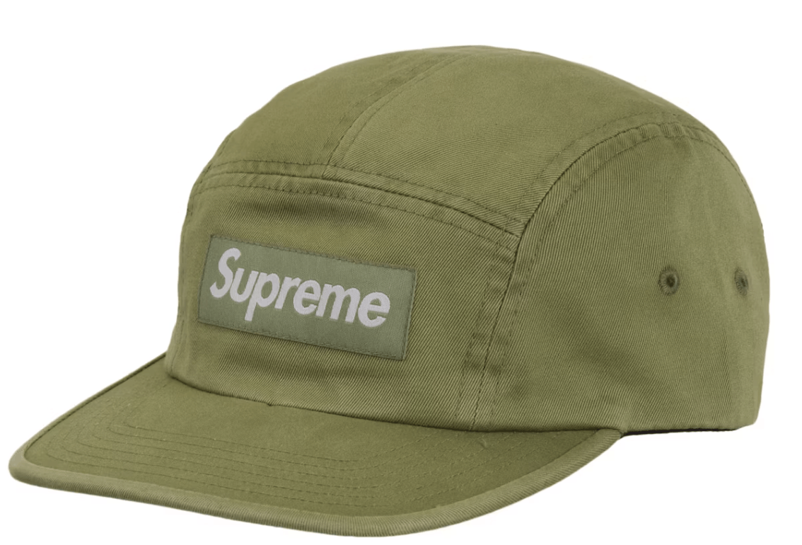 Supreme Supreme Washed Chino Twill Camp Cap Olive Sz Adjustable Size ONE SIZE - 1 Thumbnail
