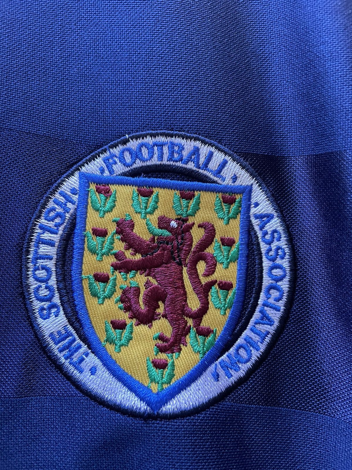 Vintage SCOTLAND 80s HOME FOOTBALL SHIRT SOCCER JERSEY SCORE DRAW Size US XXL / EU 58 / 5 - 2 Thumbnail