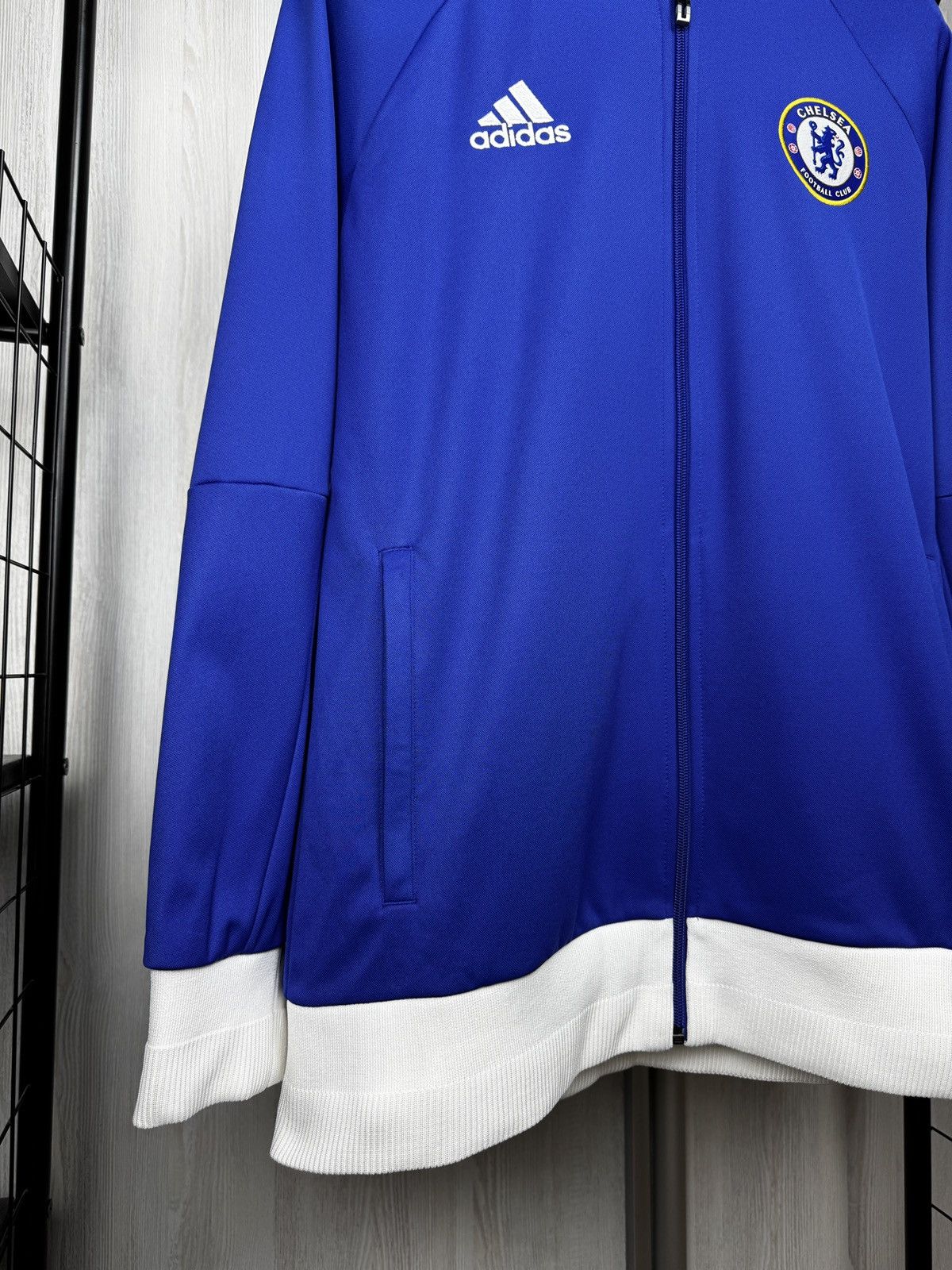 Adidas Adidas Chelsea Anthem soccer football blue track top jacket Size US L / EU 52-54 / 3 - 5 Thumbnail