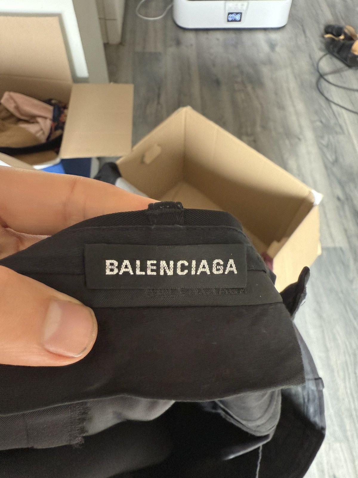 Balenciaga Balenciaga Straight-Leg Black Wool Trousers Size US 32 / EU 48 - 10 Thumbnail