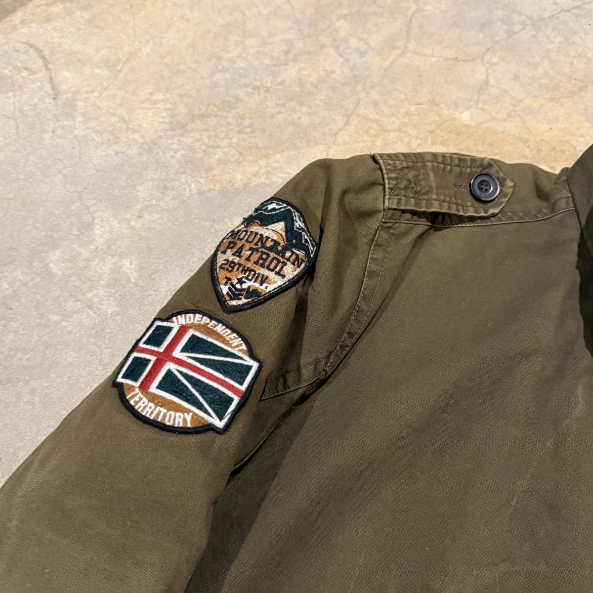 Vintage Vtg 2000s Faded Distressed Decibel Military Deck Jacket ERD Size US XXL / EU 58 / 5 - 5 Thumbnail