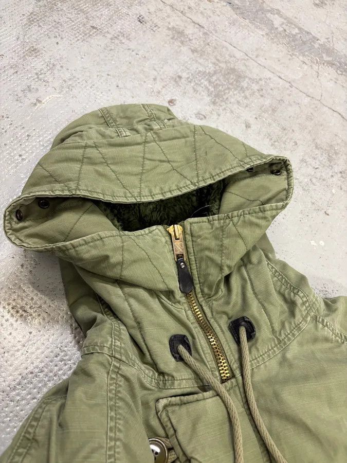 Polo Ralph Lauren AW2012 Ralph Lauren Khaki Green Flags Long Cargo Parka Coat Size US L / EU 52-54 / 3 - 10 Thumbnail