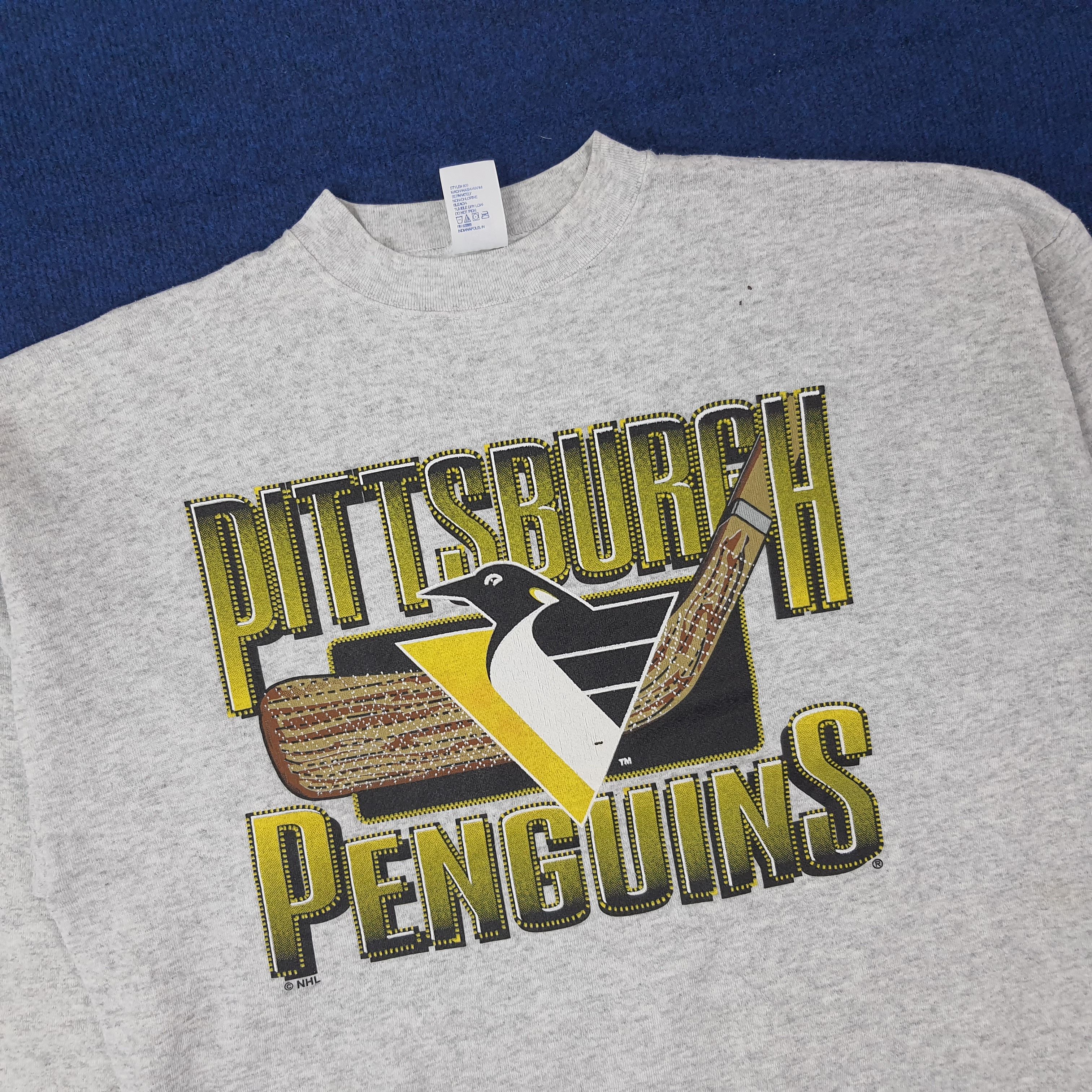 Logo 7 Vintage Pittsburgh Penguins NHL Team Sweatshirt C247N20 Size US L / EU 52-54 / 3 - 2 Thumbnail