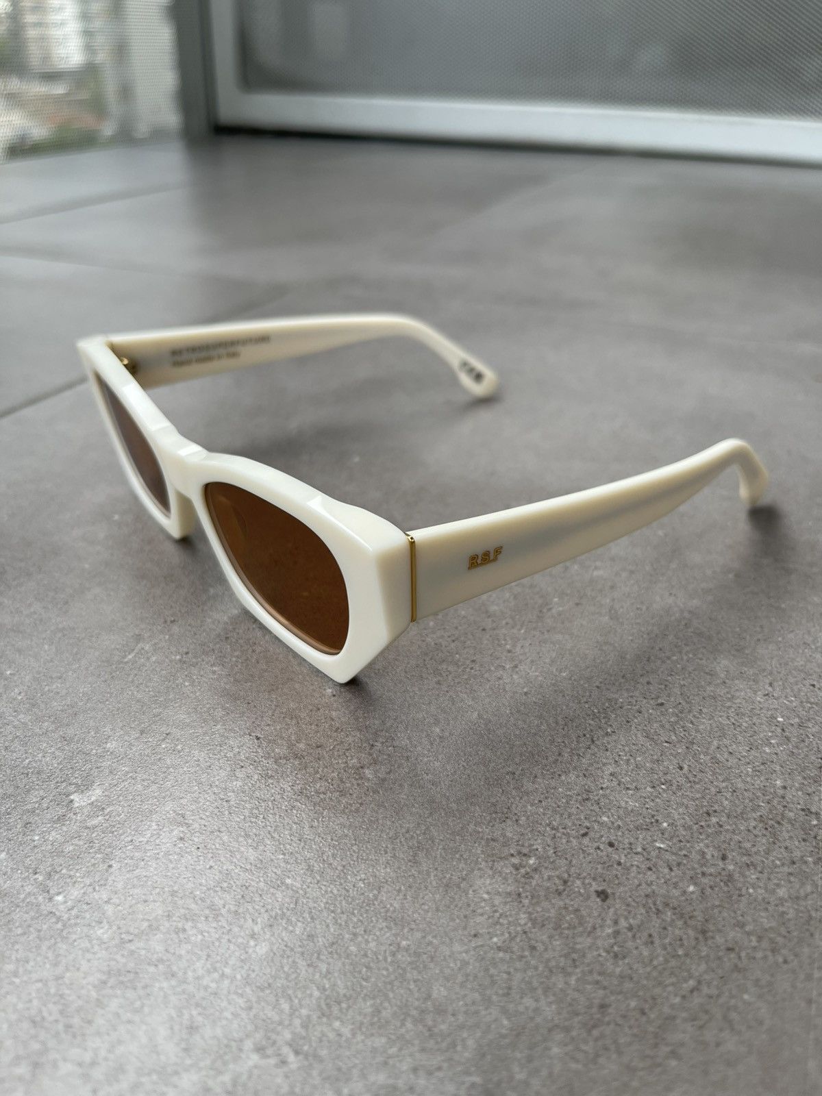 Retrosuperfuture !DS! Retrosuperfuture Amata Panna Cream Sunglasses Size ONE SIZE - 5 Thumbnail