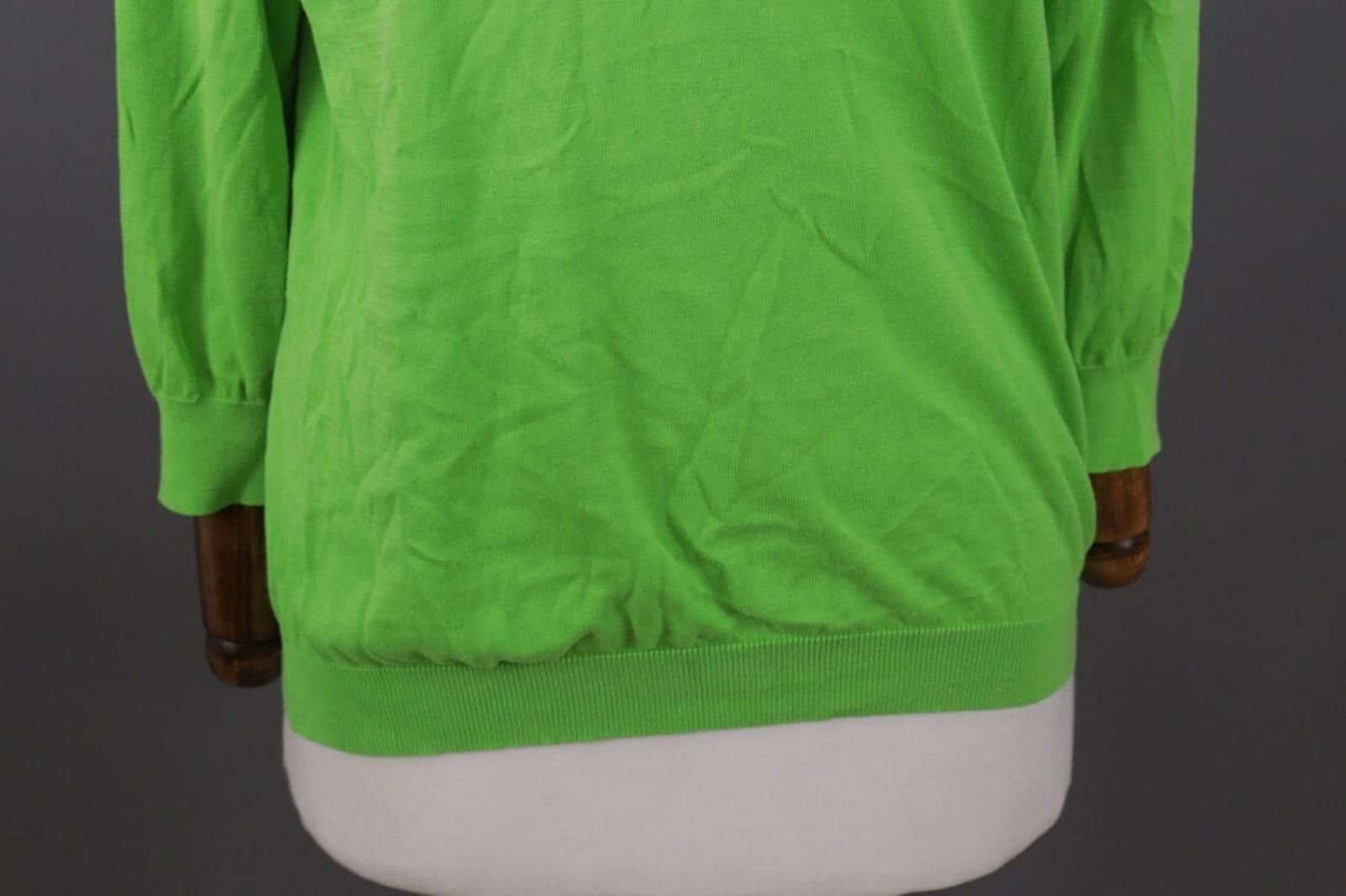 J.Crew J. Crew Green Crew Neck Relaxed Stretch Sweater Size L Size L / US 10 / IT 46 - 2 Thumbnail