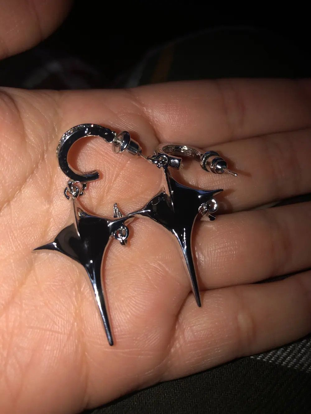 Jewelry Black Heart Stone Earrings Size ONE SIZE - 3 Thumbnail