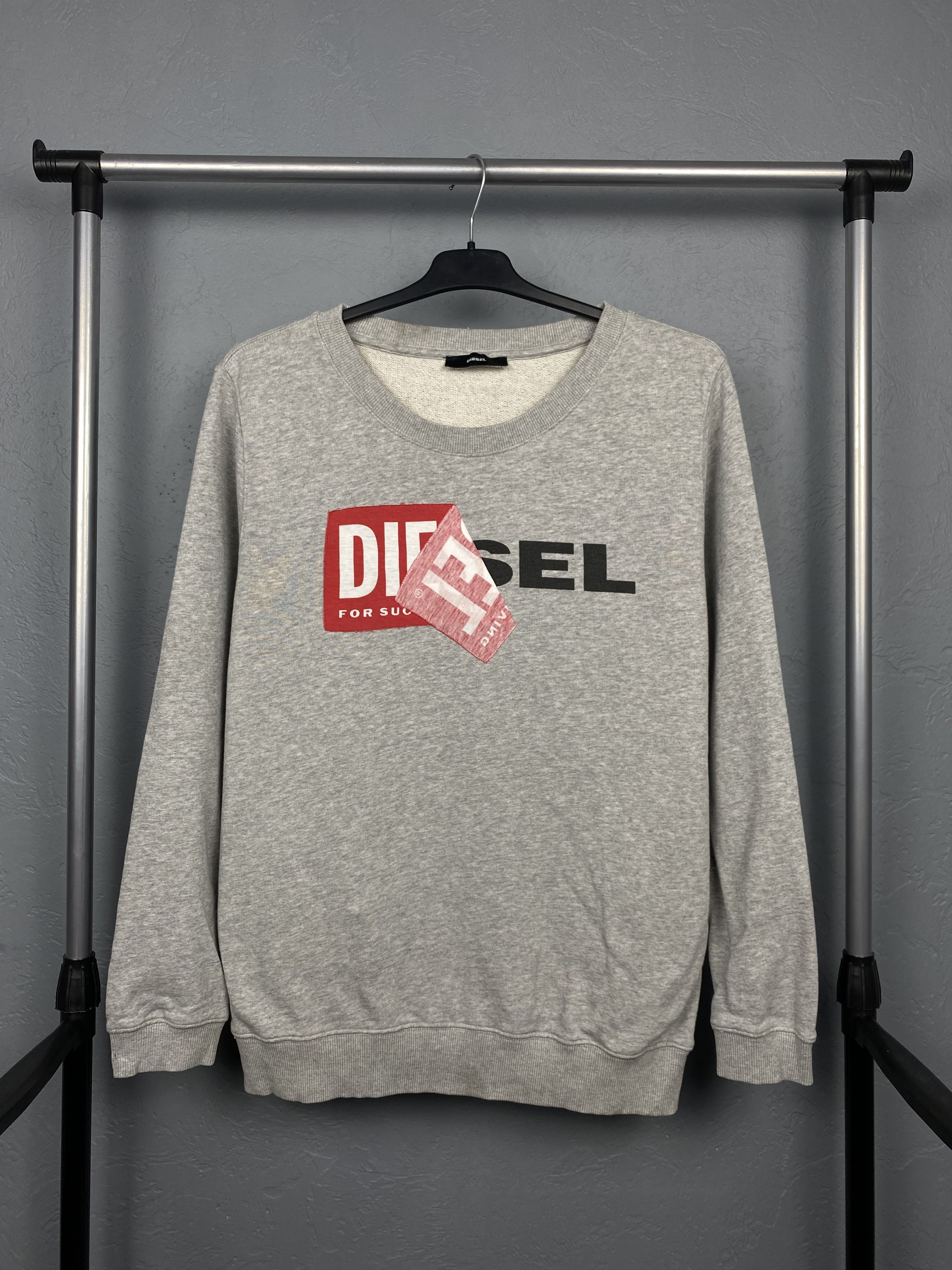 Diesel Diesel Vintage Mens Crew Neck Sweatshirt Y2K Size US M / EU 48-50 / 2 - 1 Thumbnail