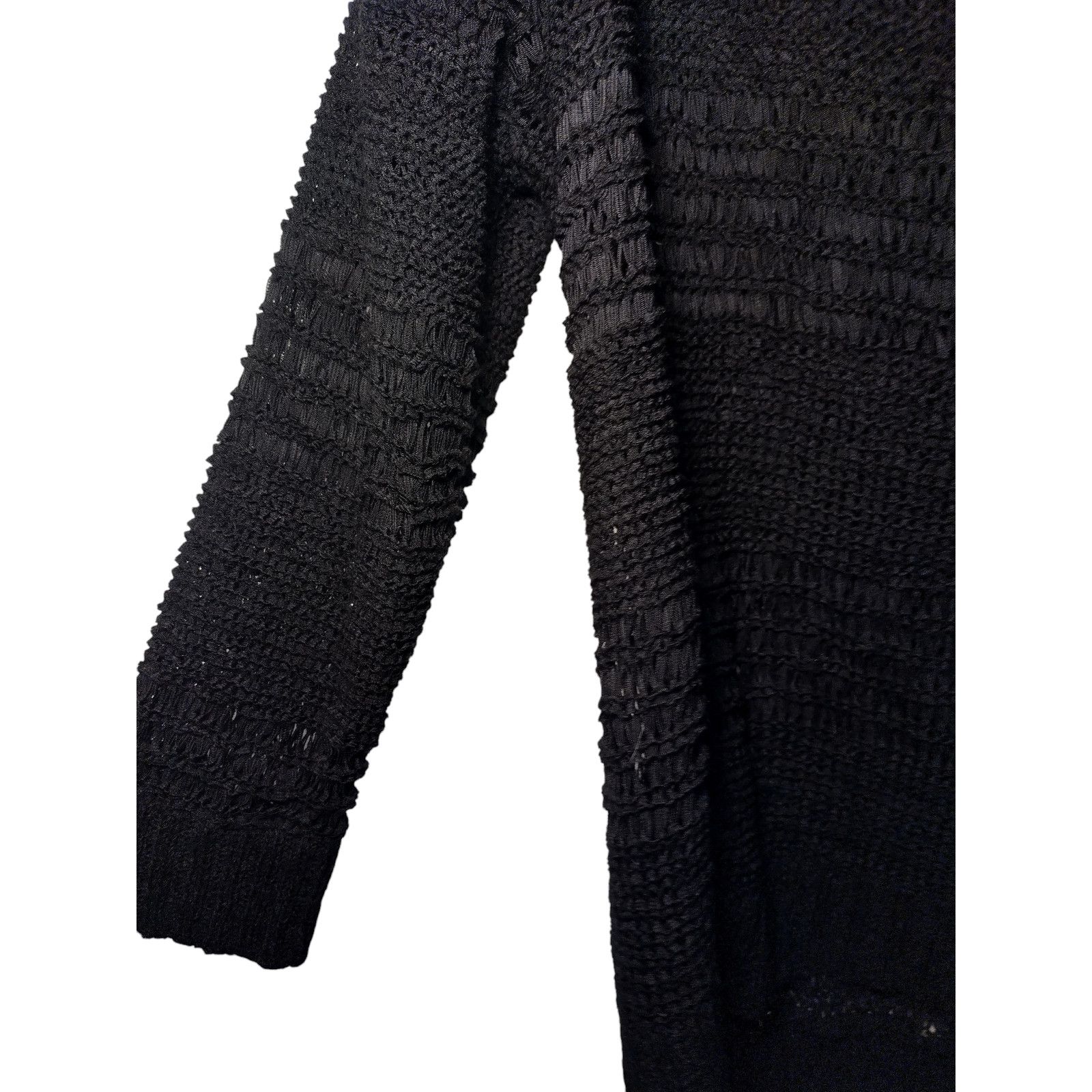 H&M H&M Sweater Lg Sleeves Sheer CrewNeck Pullover Black Sz Md Size M / US 6-8 / IT 42-44 - 10 Thumbnail