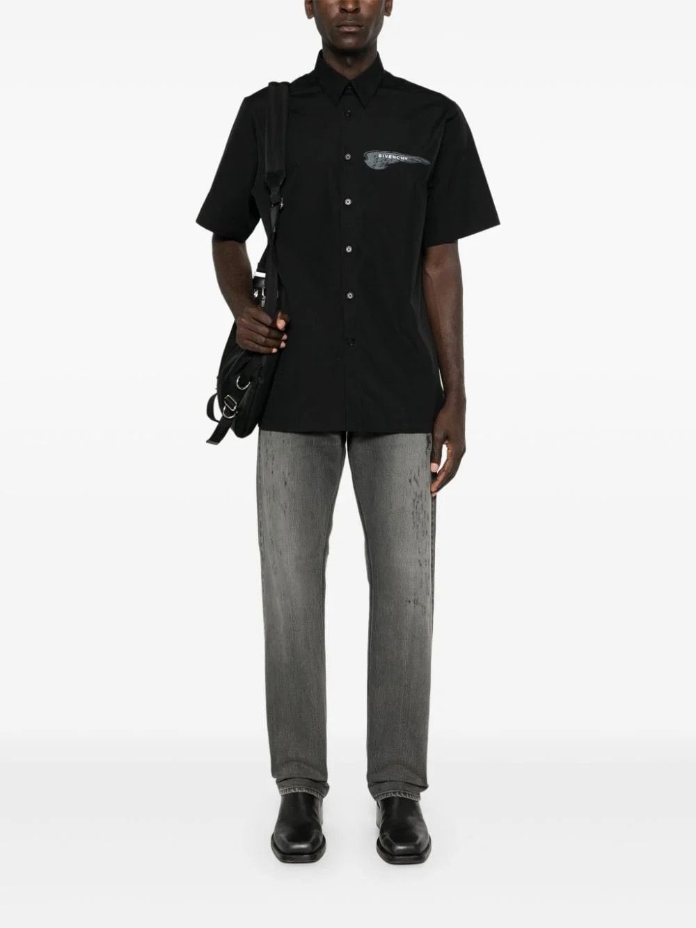 Givenchy o1mle0226 Straight Fit Jeans In Black Size US 30 / EU 46 - 2 Thumbnail