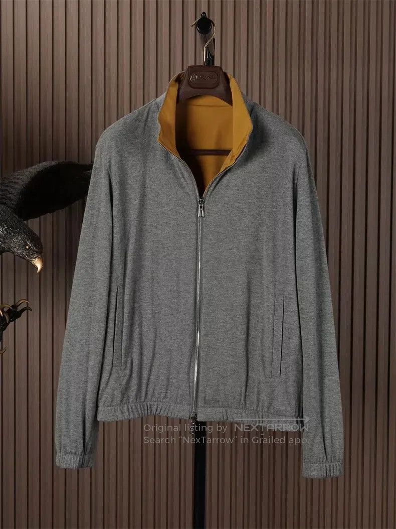 Loro Piana Loro Piana Reversible Bomber Jacket. Size US L / EU 52-54 / 3 - 2 Thumbnail