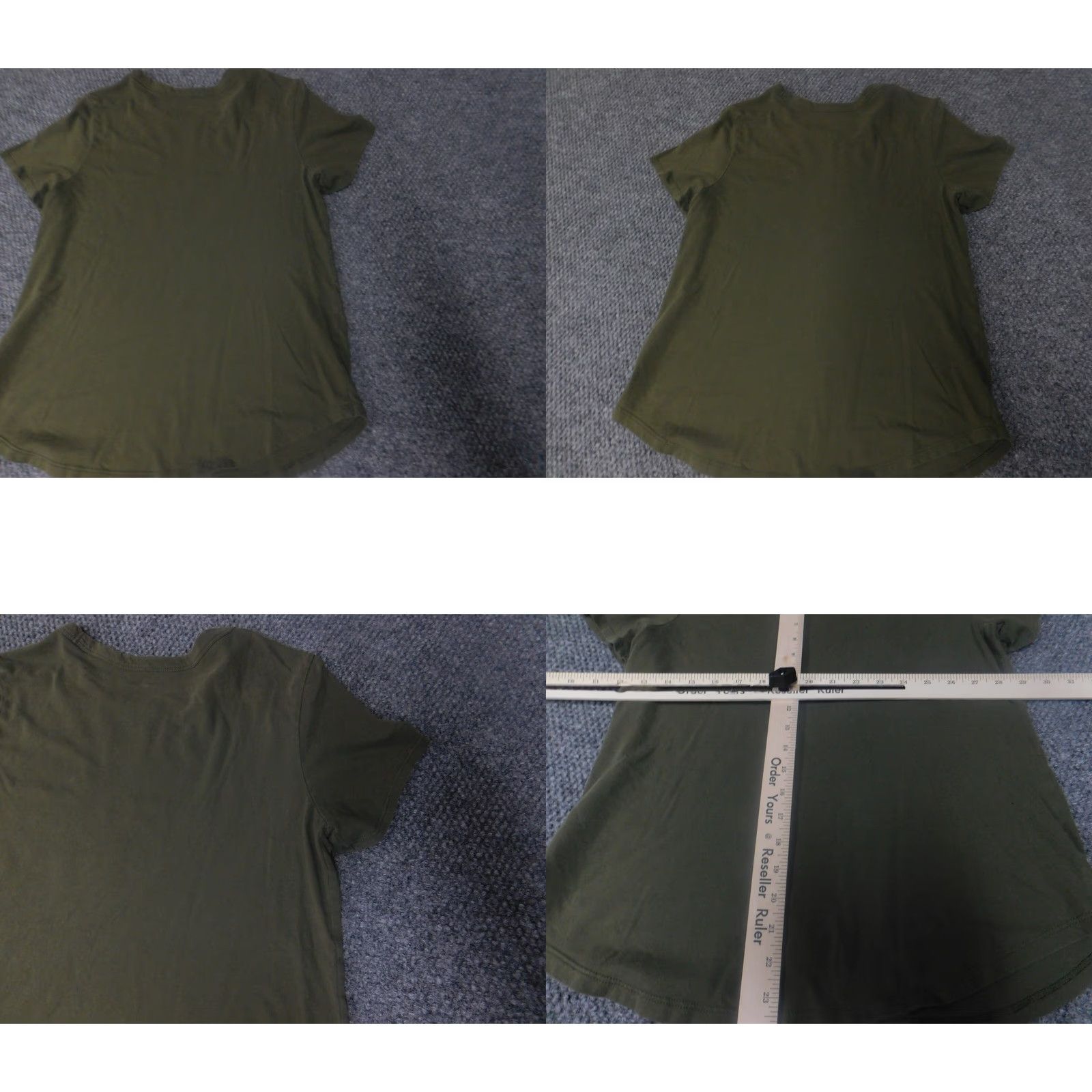 Old Navy Old Navy Womens Shirt Small Green Dolman Sleeve Pullover Blouse 100% Cotton Casual Slim Fit Open Button Summer American Womens Shirt Size S / US 4 / IT 40 - 8 Thumbnail