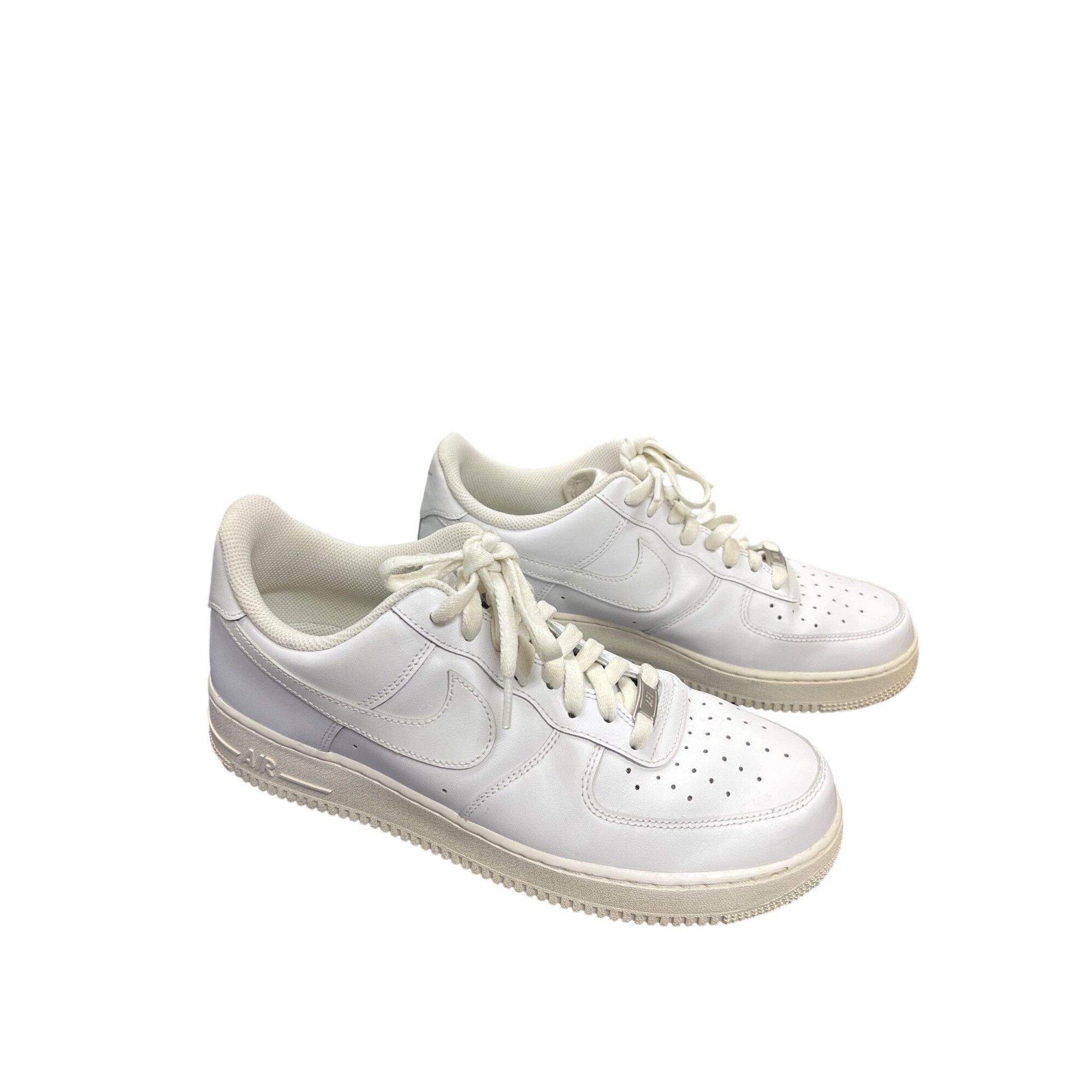 Nike Nike Air Force trip white mens low casual athletic sneakers Size US 10.5 / EU 43-44 - 3 Thumbnail
