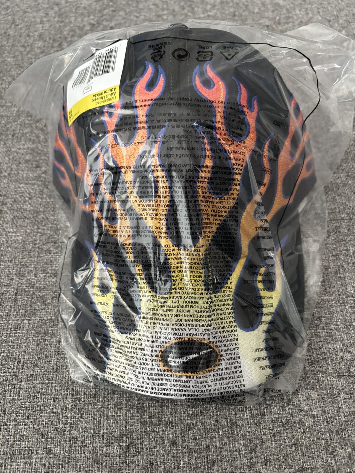 Nike 🔥 Nike Club Cap Structured OG Flame Cap Black Red M/L Size ONE SIZE - 1 Thumbnail