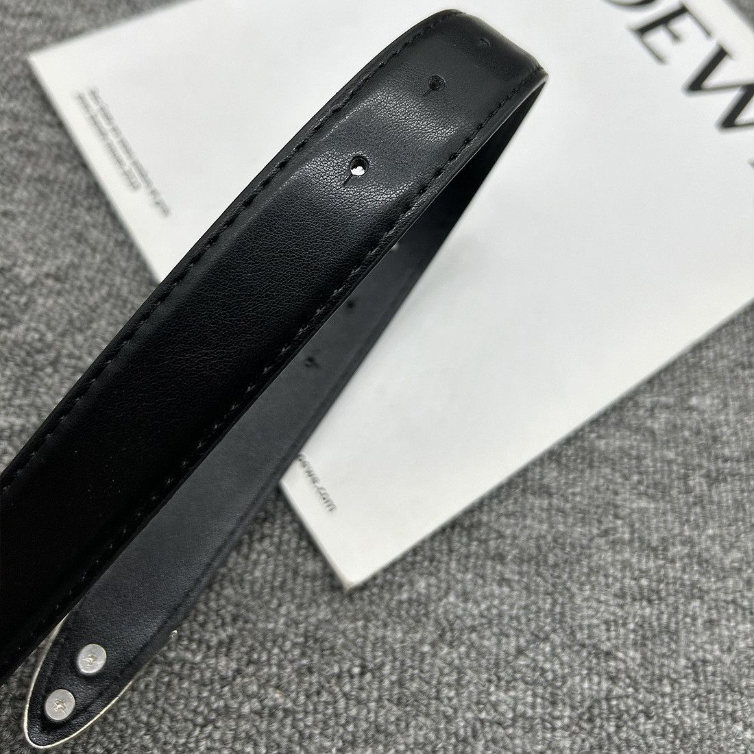 Japanese Brand × Vintage Pu leather alloy buckle waist strap Size 30 - 3 Thumbnail