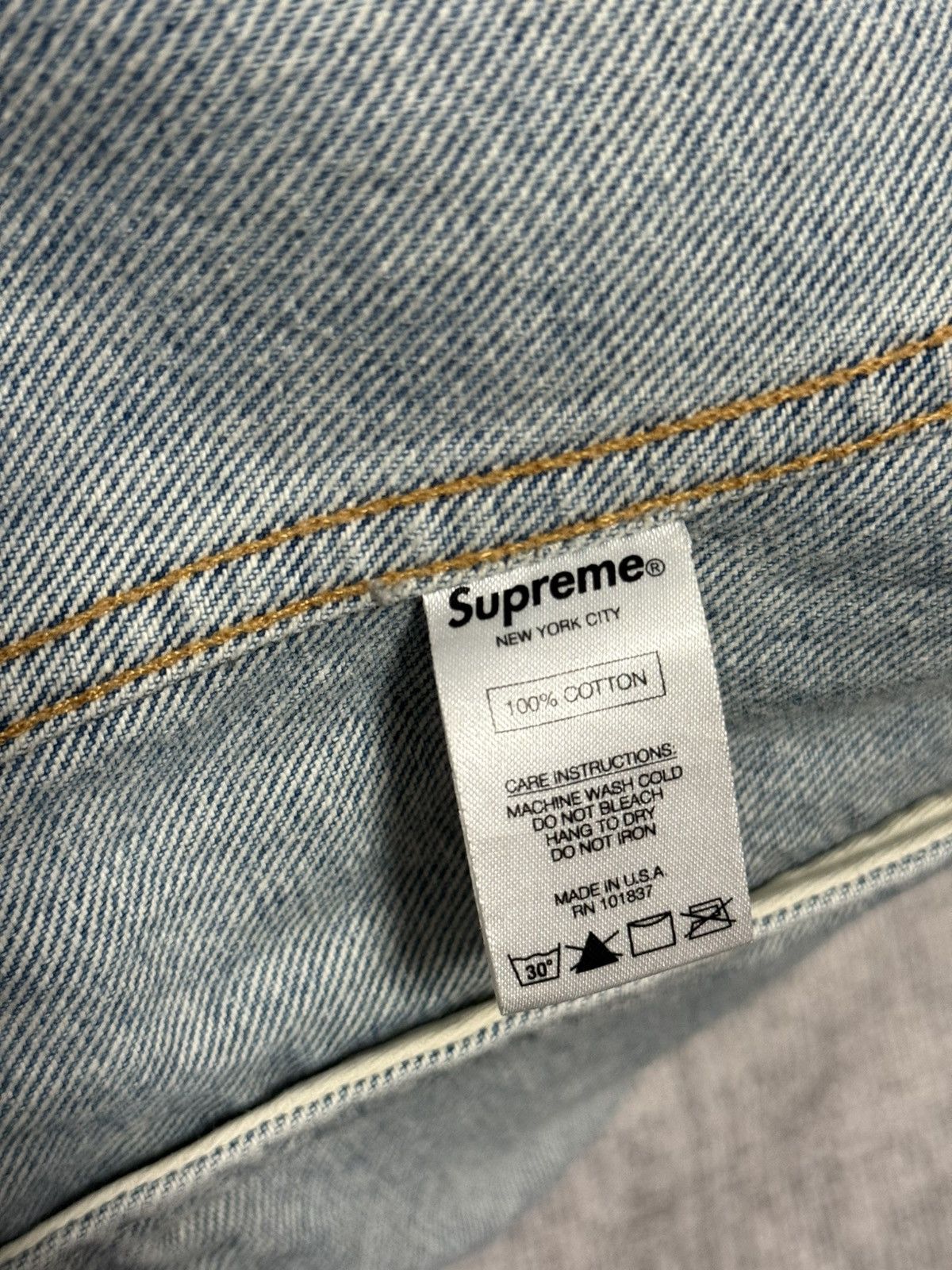 Supreme Supreme black sabbath denim trucker Jacket Size US L / EU 52-54 / 3 - 3 Thumbnail