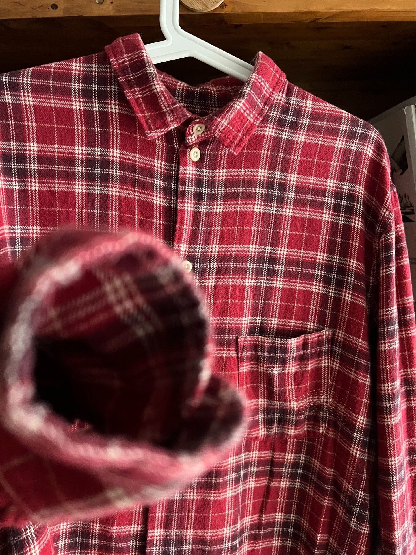 Porter Classic Porter Classic Early Red Check Long Shirt Size US S / EU 44-46 / 1 - 4 Thumbnail