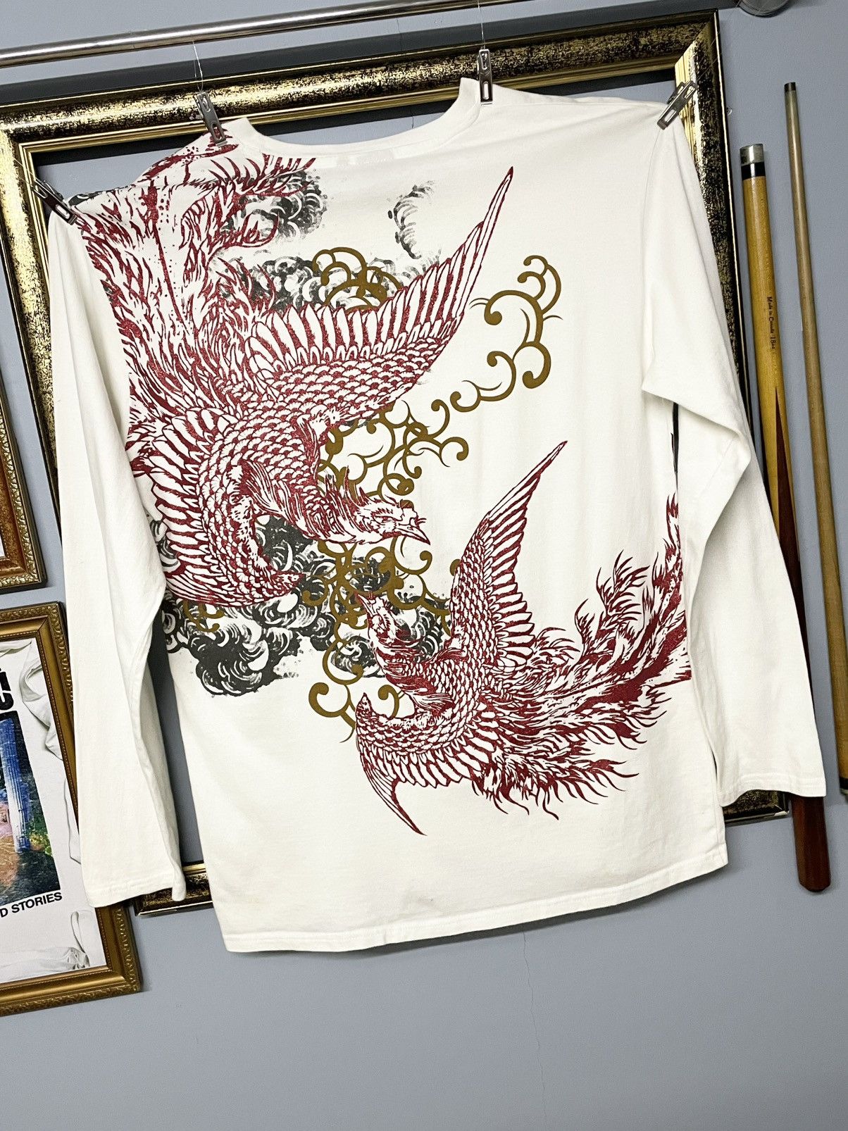 Japanese Brand Vintage 1990s Japan Bullet Noise Phoenix Japan Sukajan Size US M / EU 48-50 / 2 - 2 Thumbnail