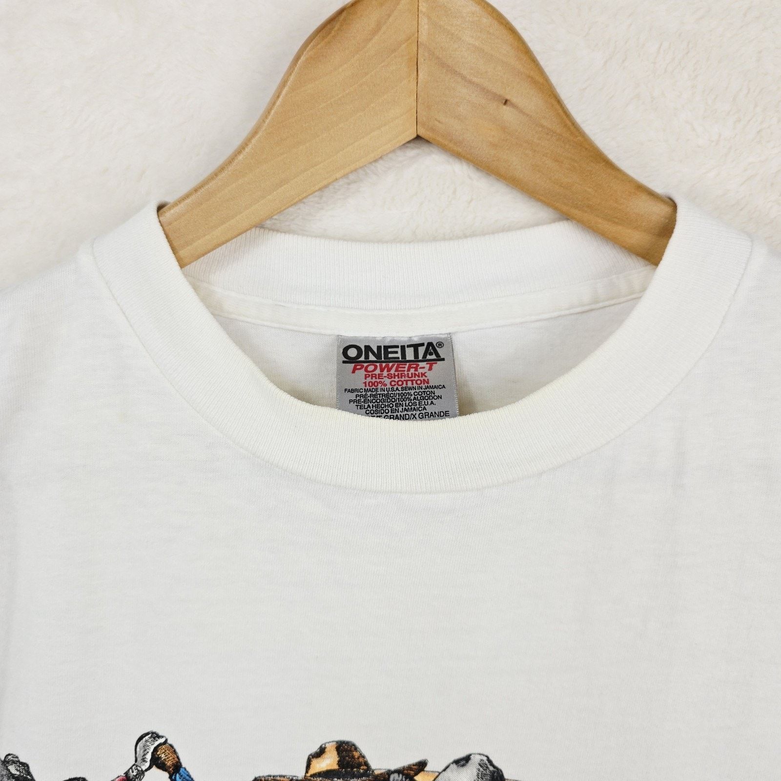 Other Vintage Dancing Cats Western Cowboys T-Shirt XL 90s Size US XL / EU 56 / 4 - 5 Thumbnail