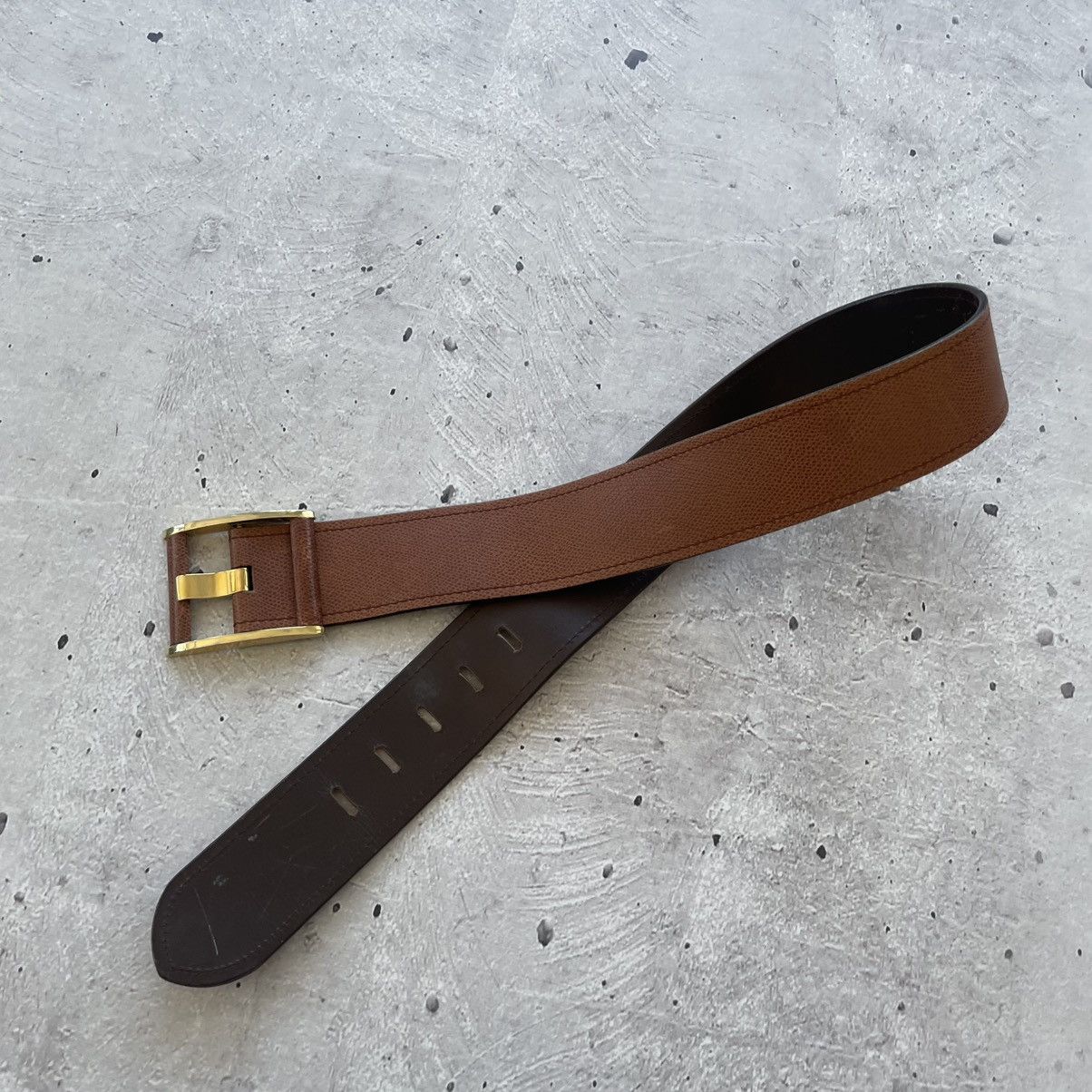 Jil Sander Vintage Jil Sander Leather Belt Luxury Archive Brown Size ONE SIZE - 4 Thumbnail