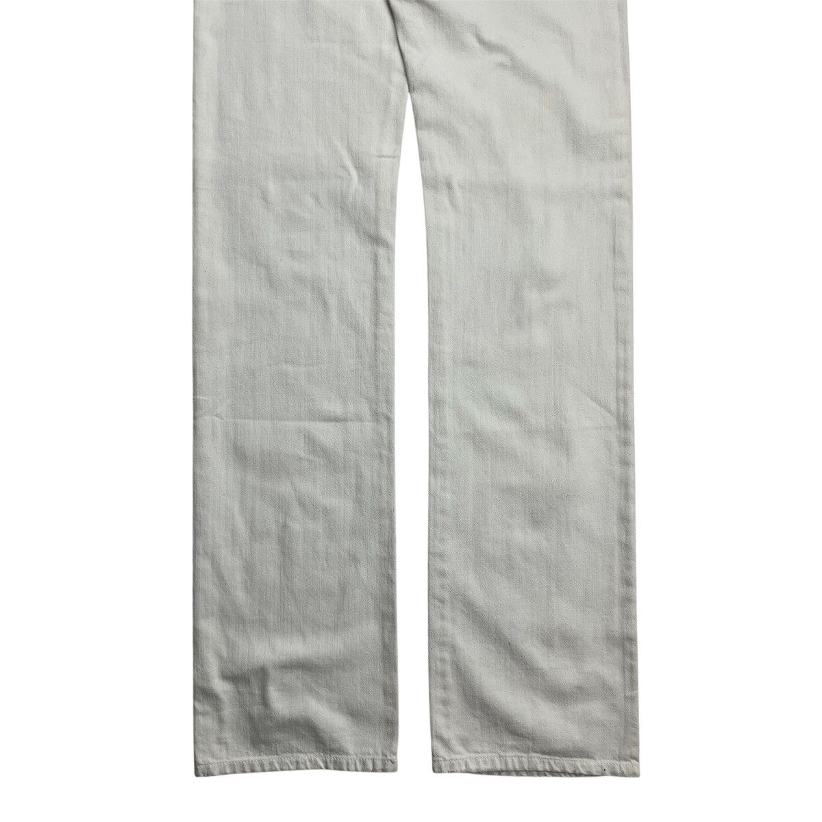 Dior SS 2005 Dior Homme “Untitled” White Denim by Hedi Slimane Size US 30 / EU 46 - 7 Thumbnail