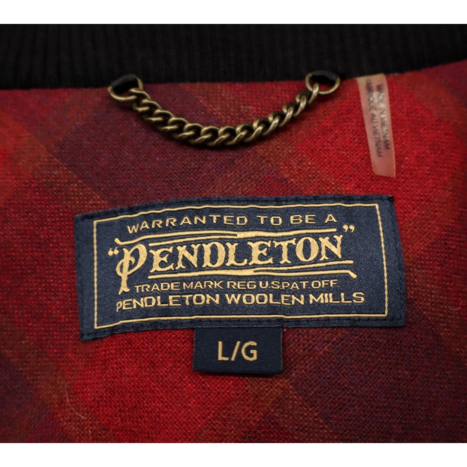 Pendleton Pendleton Men’s Vest Full Zip Wool Blend Sz L Vintage Black Size US L / EU 52-54 / 3 - 3 Thumbnail