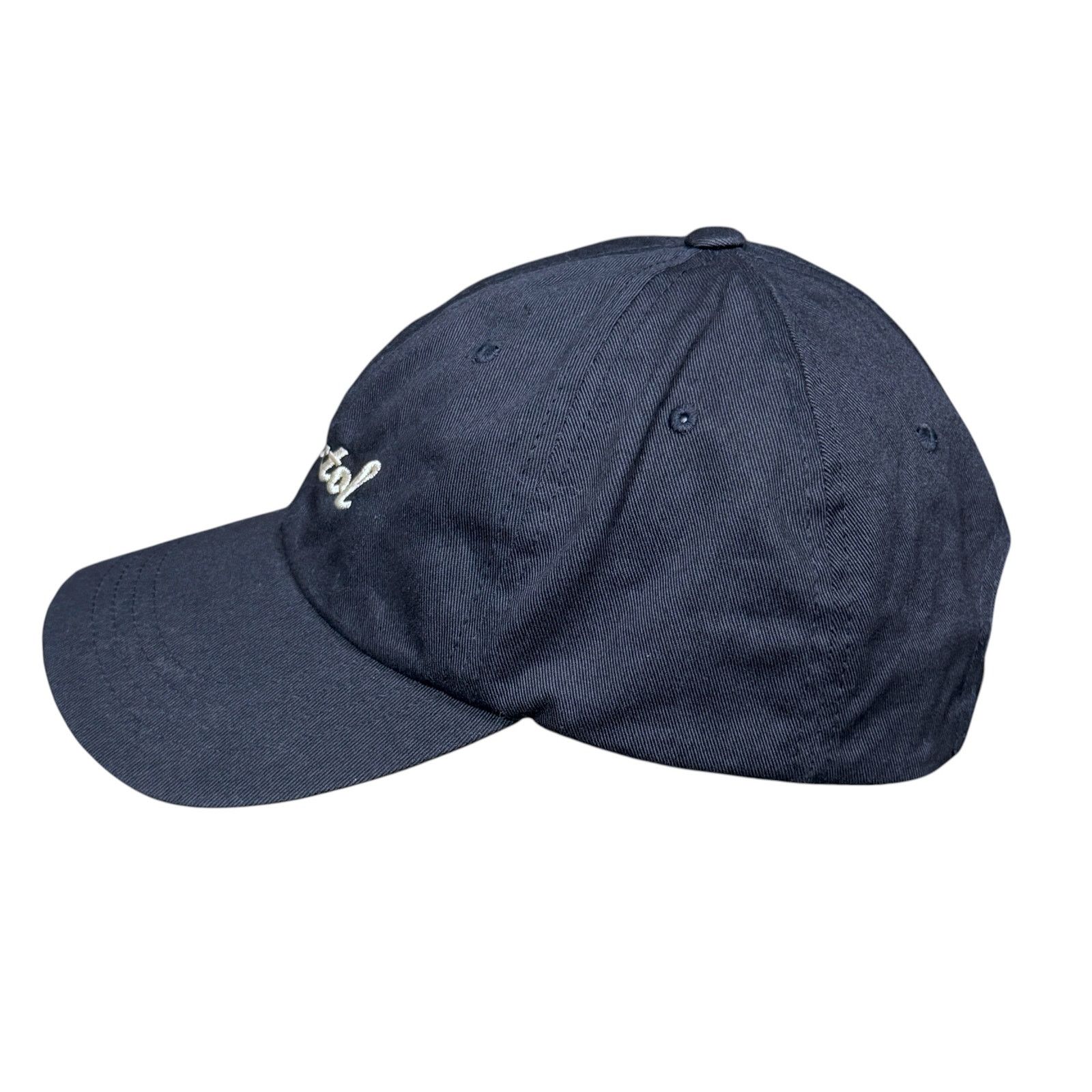 Yupong Capitol Records Navy Blue White One Size Strapback Hat Cap Size ONE SIZE - 4 Thumbnail