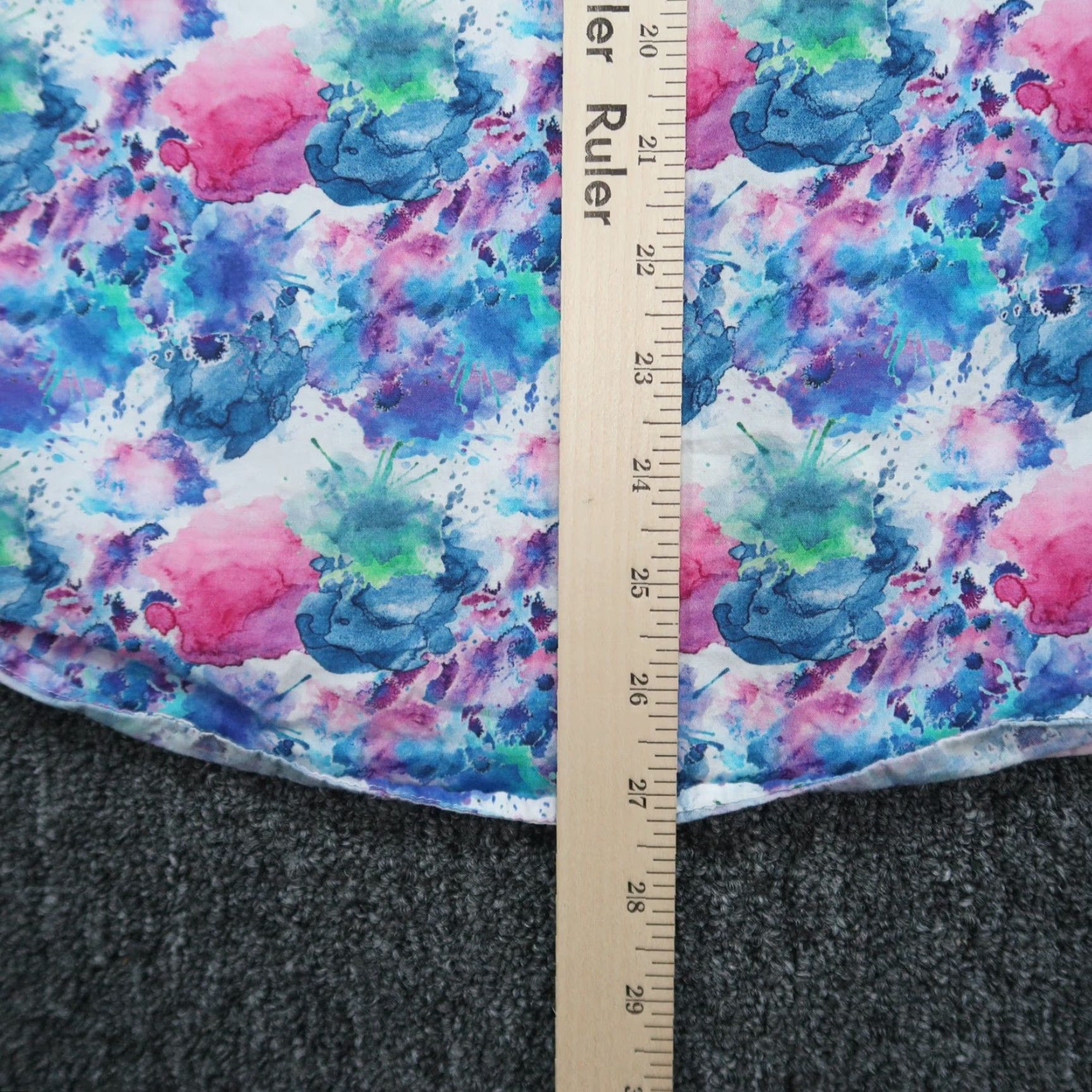 Robert Graham Robert Graham Shirt Men M Blue Pink Watercolor Classic Fit Button-Up Short Sleeve Geometric Pattern Size US M / EU 48-50 / 2 - 6 Thumbnail