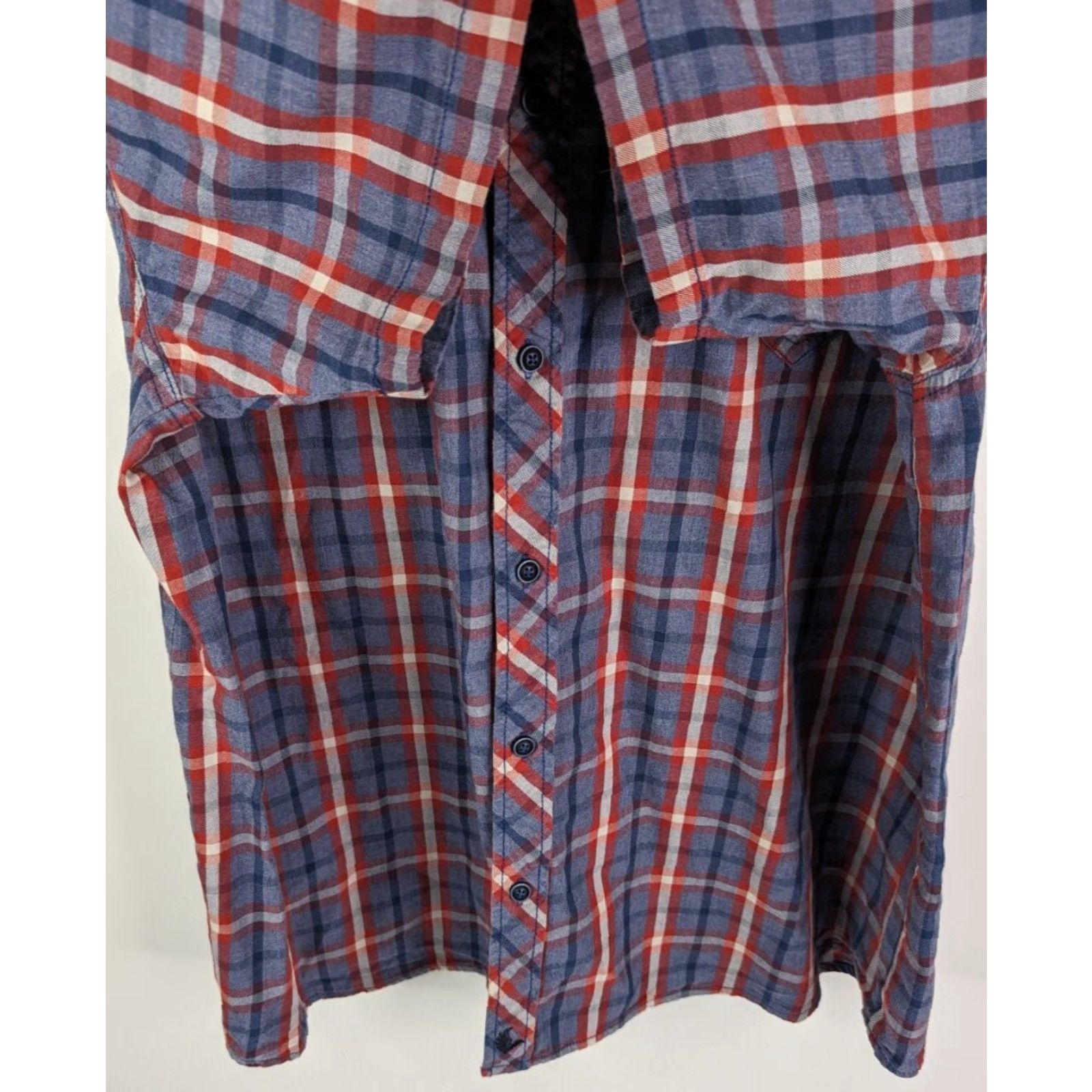 Cody James Cody James Regular Fit Western Plaid Button Short Sleeve Shirt Mens 2XL Size US XXL / EU 58 / 5 - 3 Thumbnail