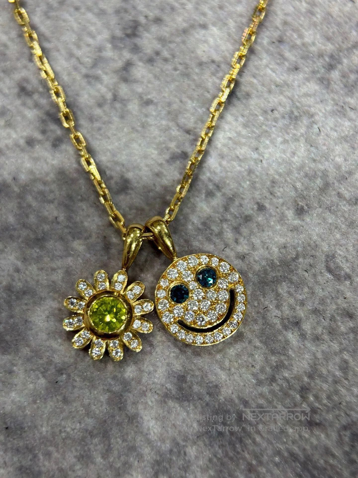 EYEFUNNY eyefunny smiley face daisy necklace. Size ONE SIZE - 2 Thumbnail