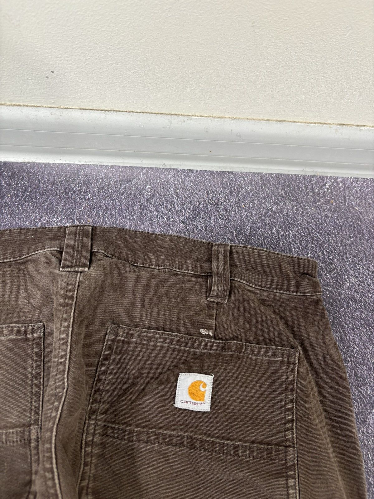 Carhartt Vintage Carhartt Workwear Y2K Brown Hype Carpenter Pants Size US 30 / EU 46 - 7 Thumbnail