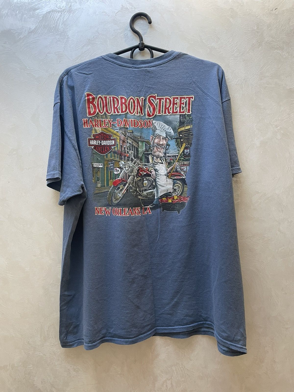 Harley Davidson × Vintage Vintage Harley Davidson shirt moto Size US XL / EU 56 / 4 - 6 Thumbnail