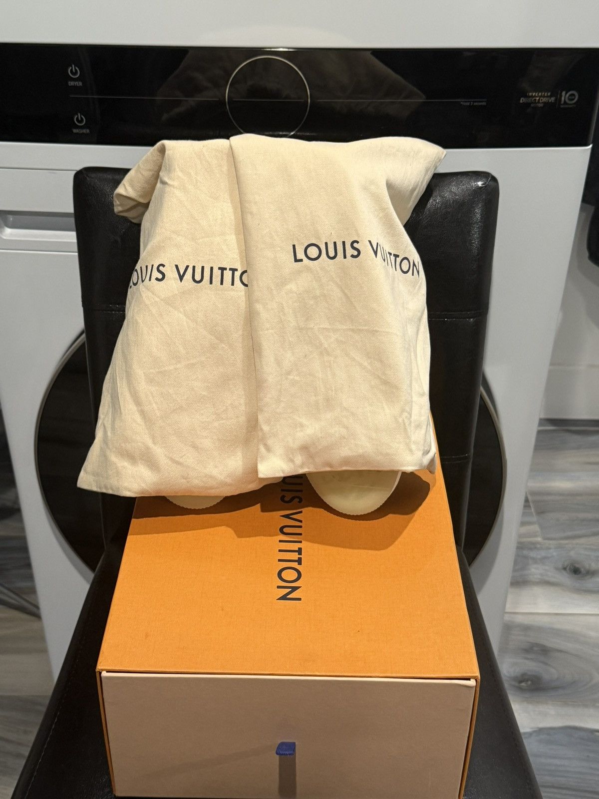 Louis Vuitton Louis Vuitton Trainer Low Monogram Denim Lv10.5 Size US 10.5 / EU 43-44 - 9 Thumbnail
