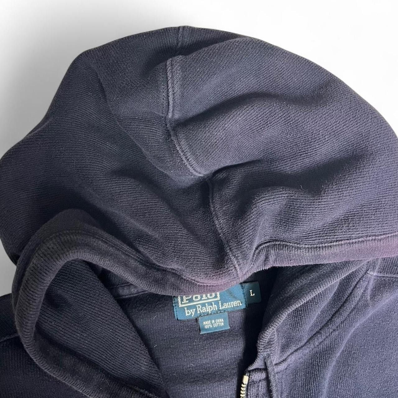 Polo Ralph Lauren Vintage Polo Ralph Lauren Navy Corduroy Full Zip Hoodie Size US L / EU 52-54 / 3 - 5 Thumbnail