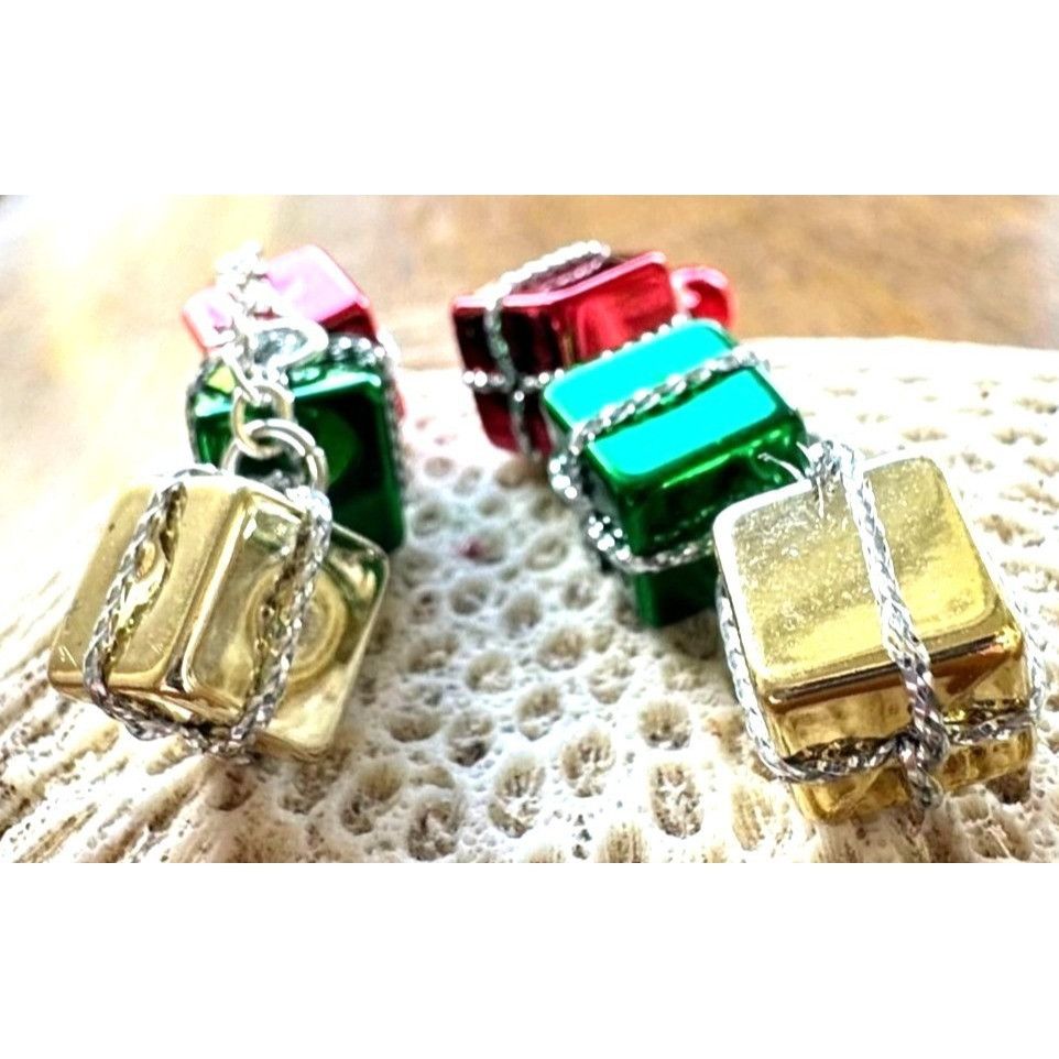 Handmade Christmas Gift Earrings Dangle Hooks New Festive Presents Ho Size ONE SIZE - 3 Thumbnail