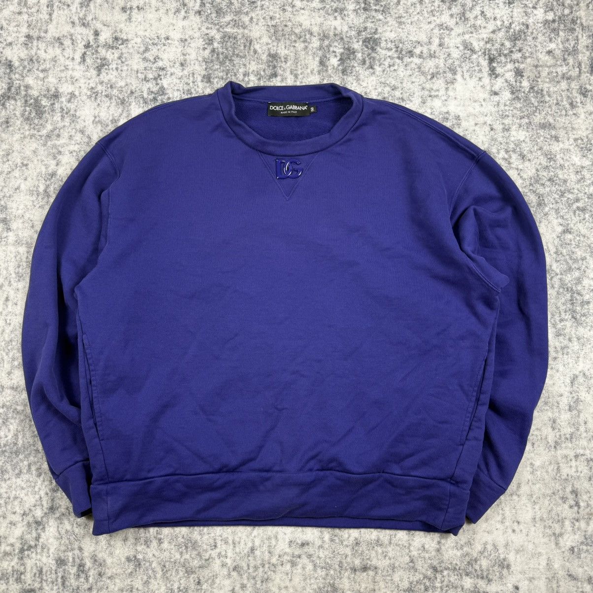 Dolce & Gabbana Dolce & Gabbana Metal Logo ‘Purple’ Crewneck Size US L / EU 52-54 / 3 - 1 Thumbnail