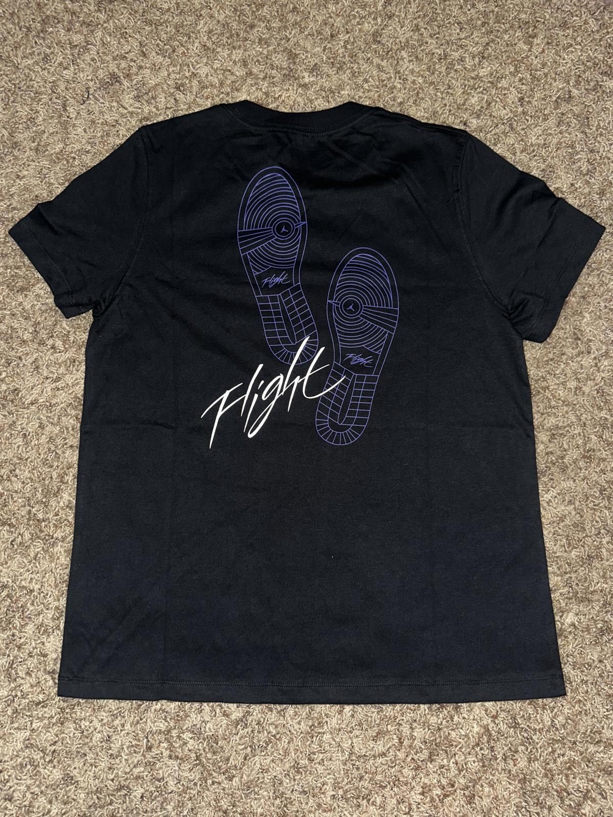 Jordan Brand Jordan Women’s Flight Sole Graphic Black Shirt Size L / US 10 / IT 46 - 4 Thumbnail