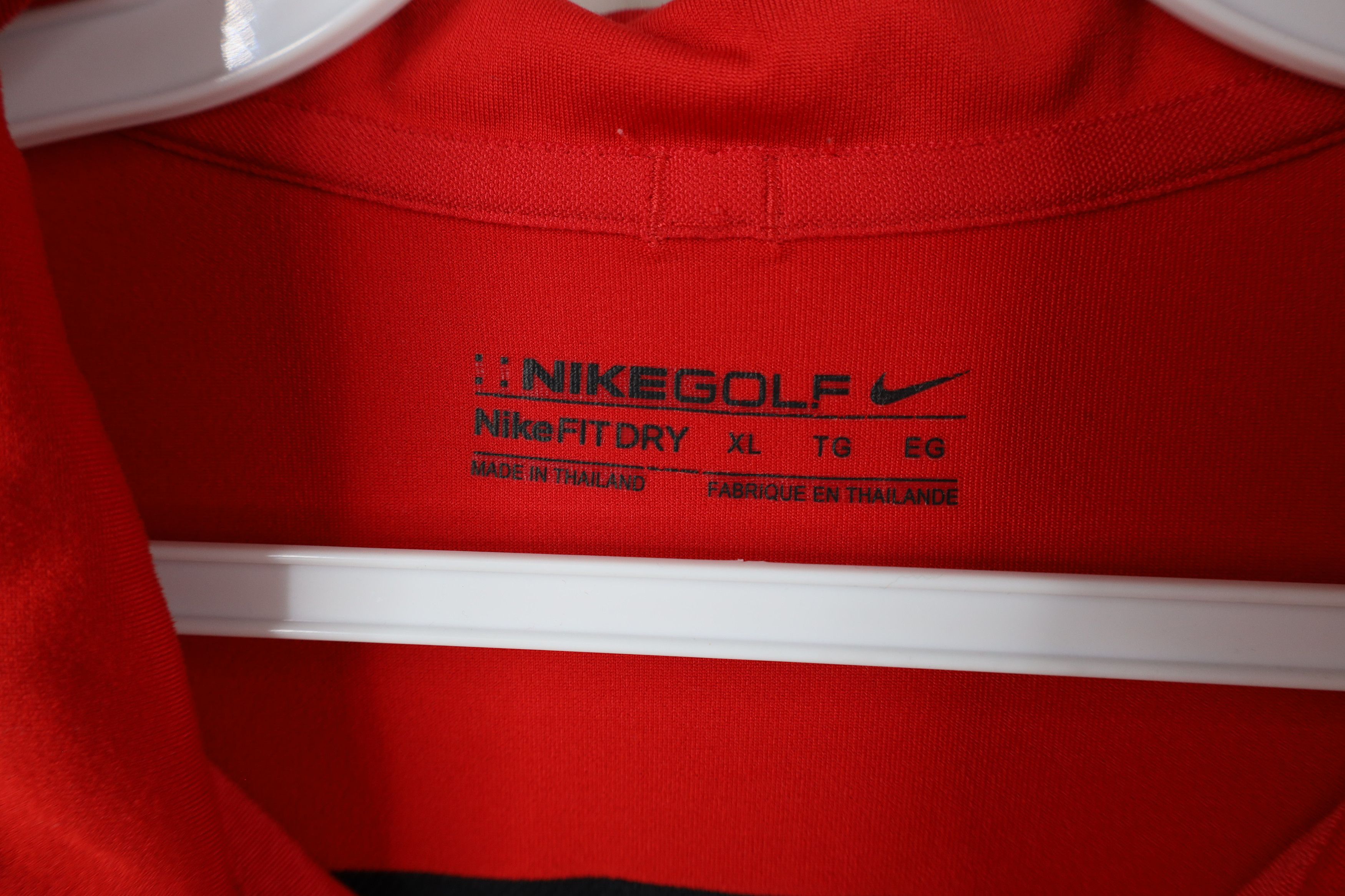 Nike × Vintage Nike Golf Out Ohio State University Collared Polo Shirt Red Size US XL / EU 56 / 4 - 8 Thumbnail