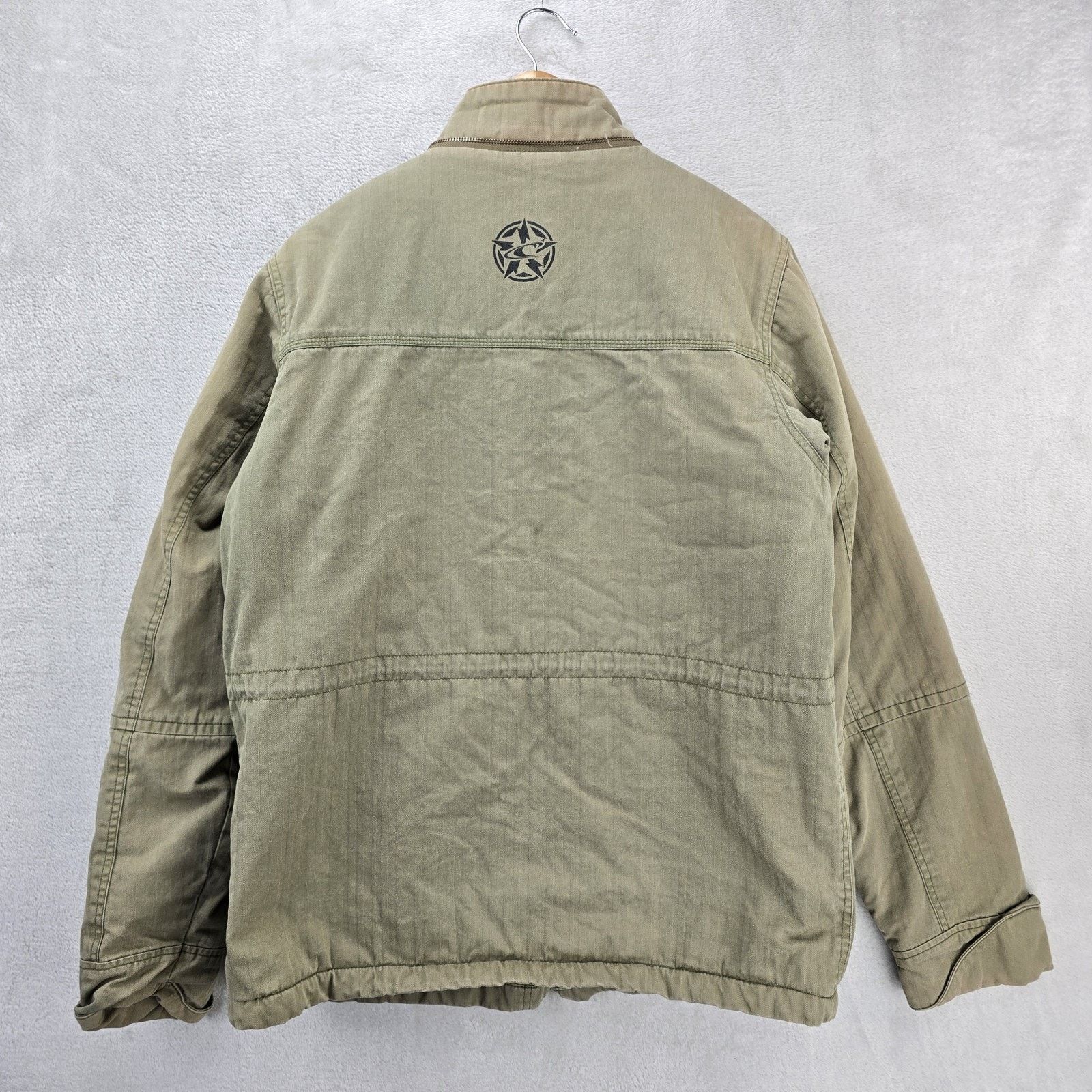 O'Neill Vintage O'Neill Military Jacket Large Sherpa Lined Y2K FLAWS Size US L / EU 52-54 / 3 - 13 Thumbnail