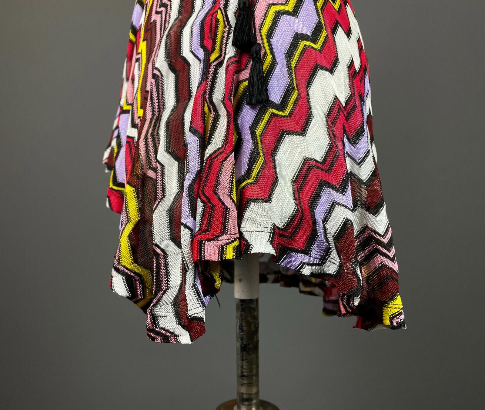 Pink Floyd Pinko Multicolor Stripe Viscose Mesh Sweater Blouse Size XS Size XS / US 0-2 / IT 36-38 - 4 Thumbnail
