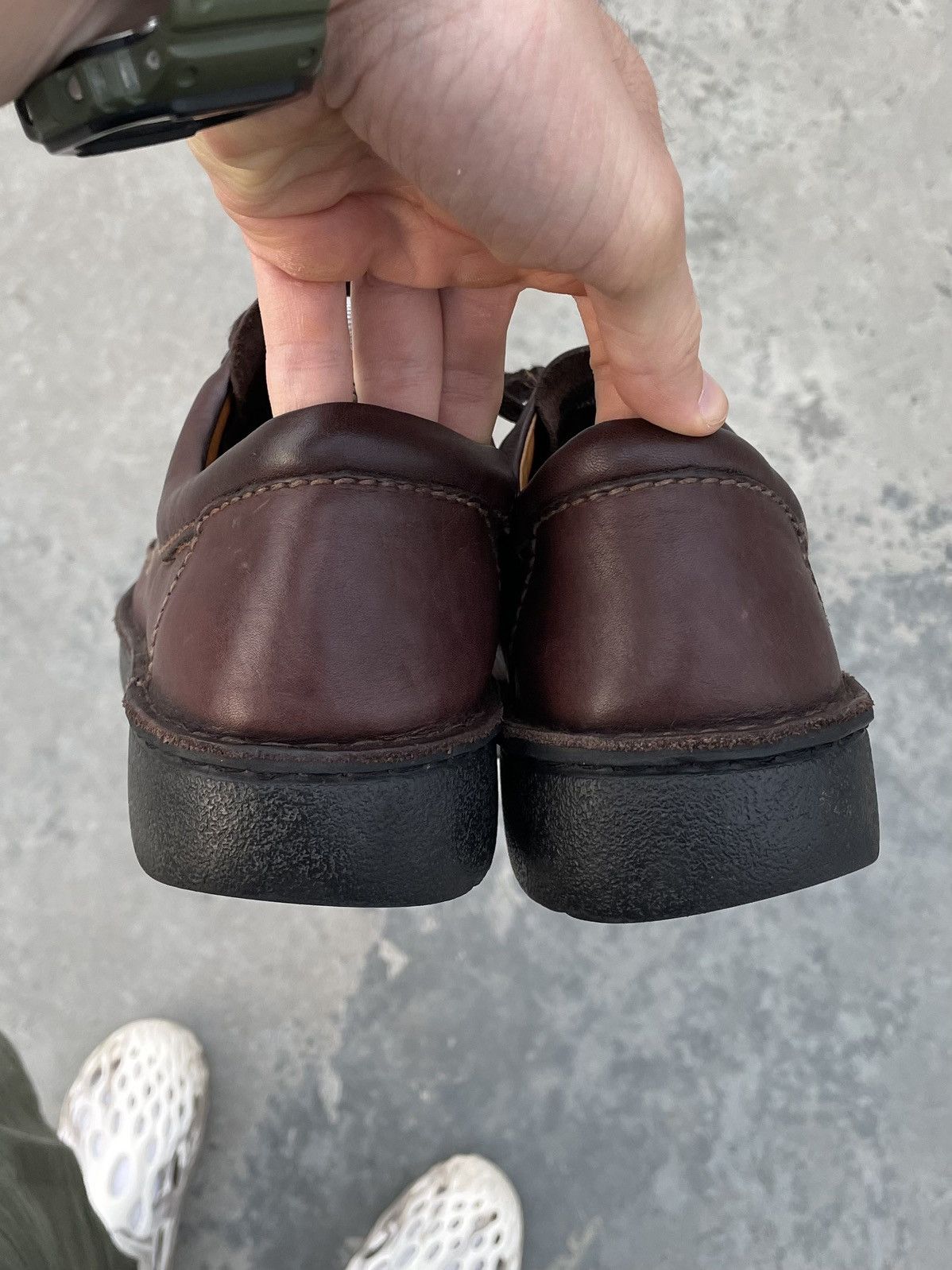 Clarks Clarks Leather Air Shoes Loafers Y2K Hype Italy Shoes Size US 11 / EU 44 - 6 Thumbnail
